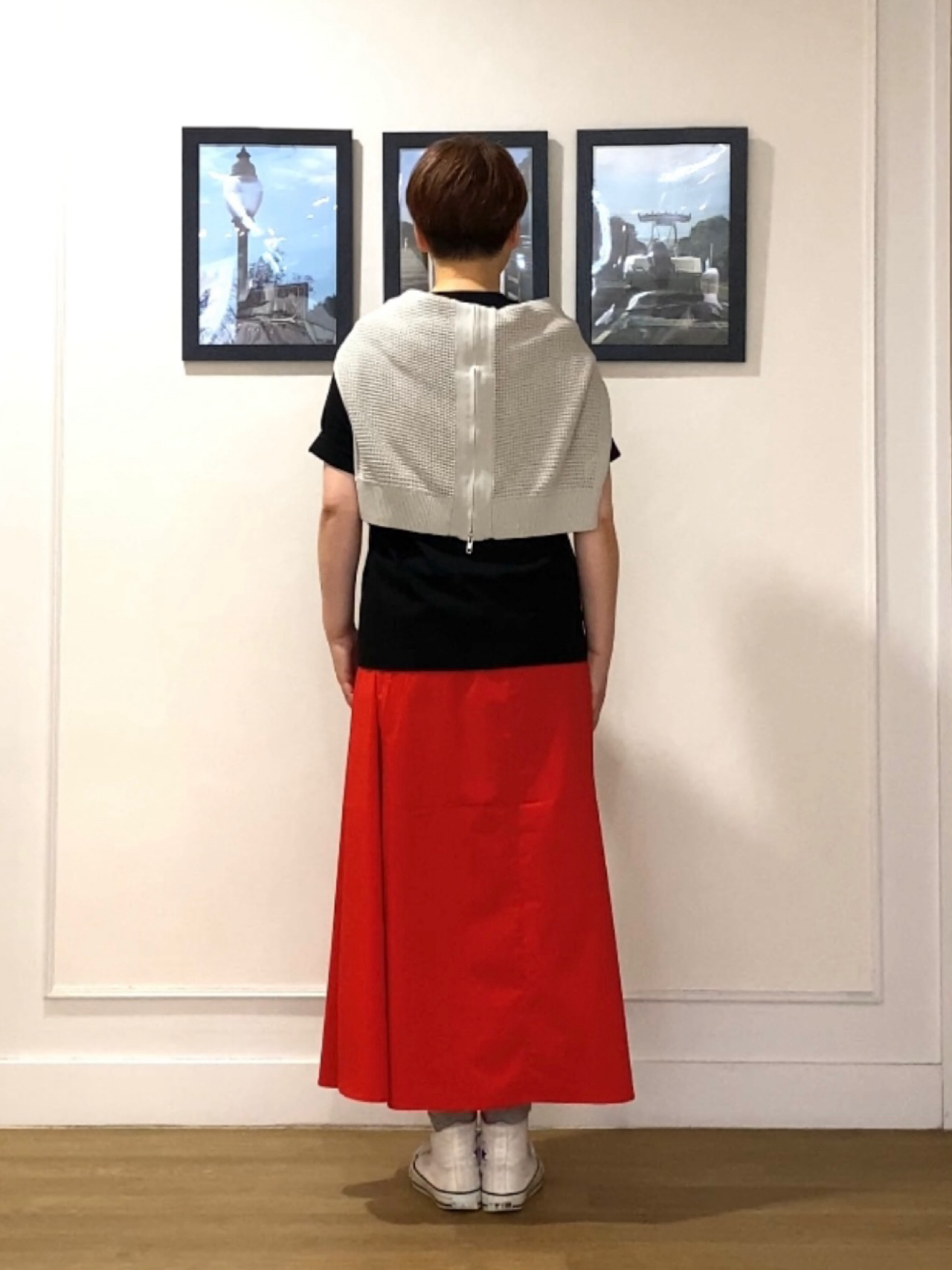 Hiroさんの「Dessin｜【洗える】コットンメッシュニットカーディガン」を使ったコーディネート