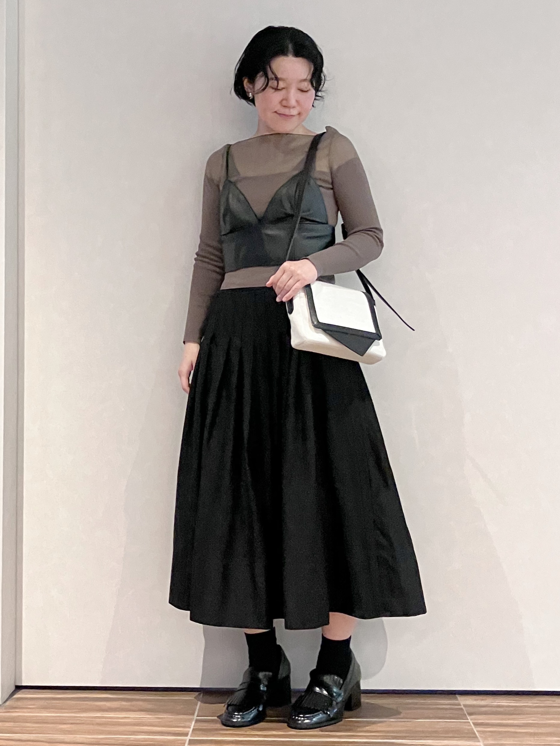 Cさんの「HIROKO HAYASHI｜TRIS（トリス）ショルダーバッグS」を使ったコーディネート