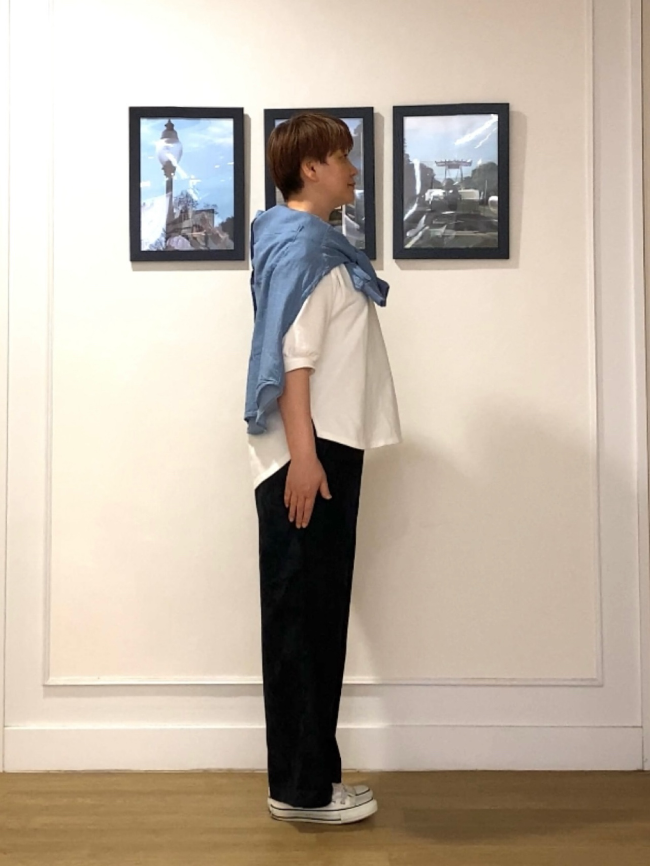 Hiroさんの「Dessin｜【セットアップ可/洗える】2オンスシアーデニムシャツ」を使ったコーディネート