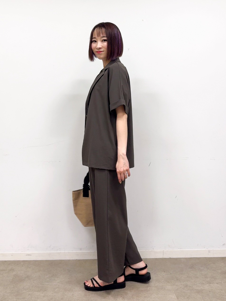 𝐜𝐡𝐢𝐤𝐚さんの「SHOO･LA･RUE｜【高レビュー/洗濯機可/セットアップ可】軽凛(かろりん) 半袖ジャケット」を使ったコーディネート