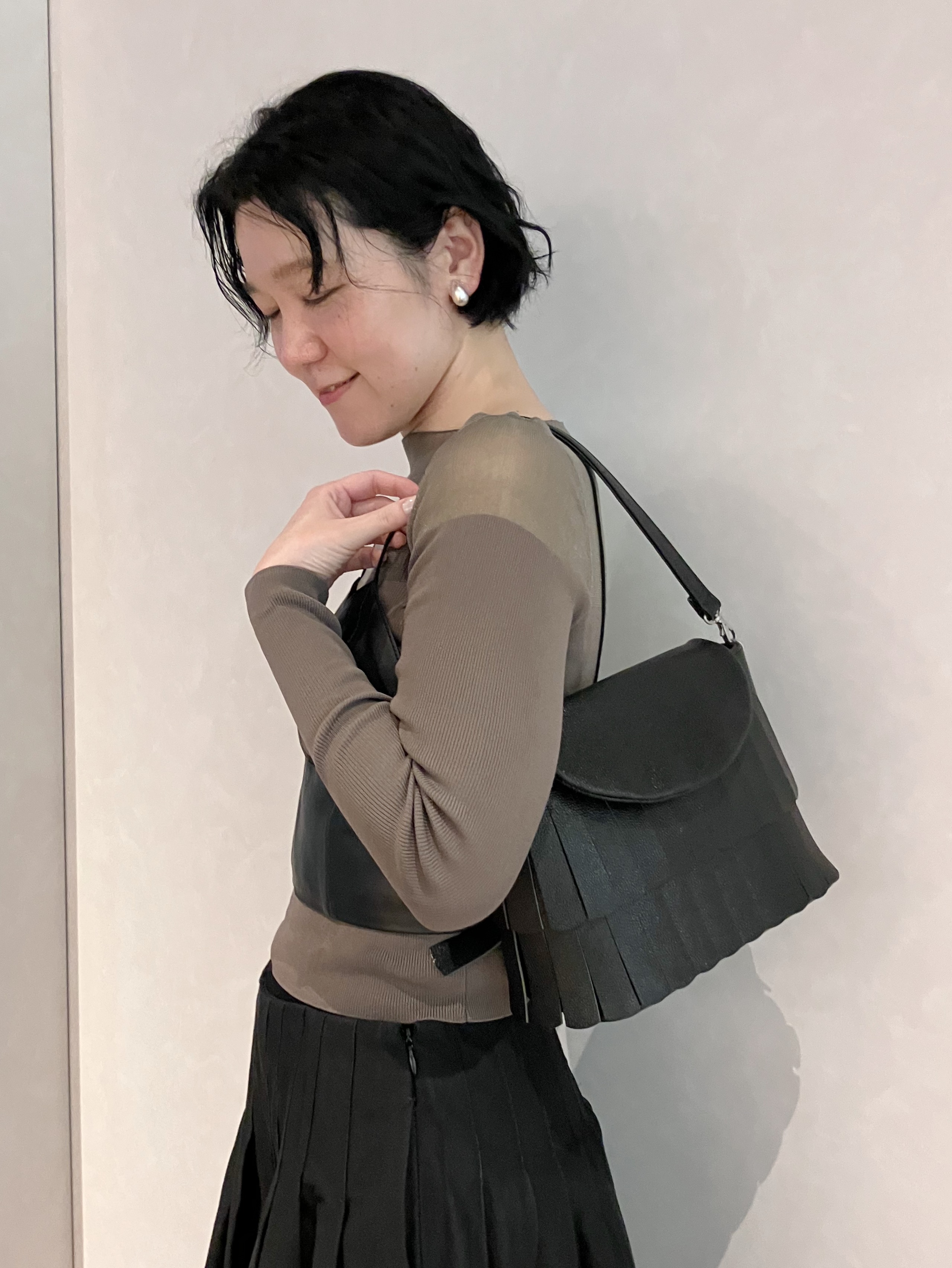 Cさんの「HIROKO HAYASHI｜FRANGIA（フランジャ）ショルダーバッグ」を使ったコーディネート