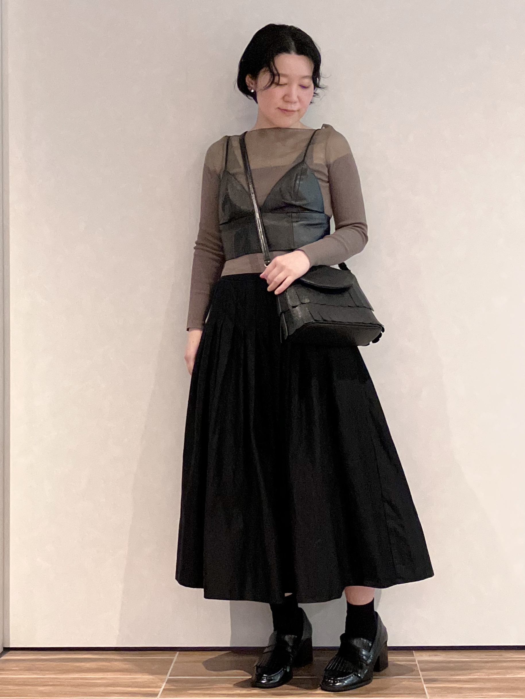 Cさんの「HIROKO HAYASHI｜FRANGIA（フランジャ）ショルダーバッグ」を使ったコーディネート