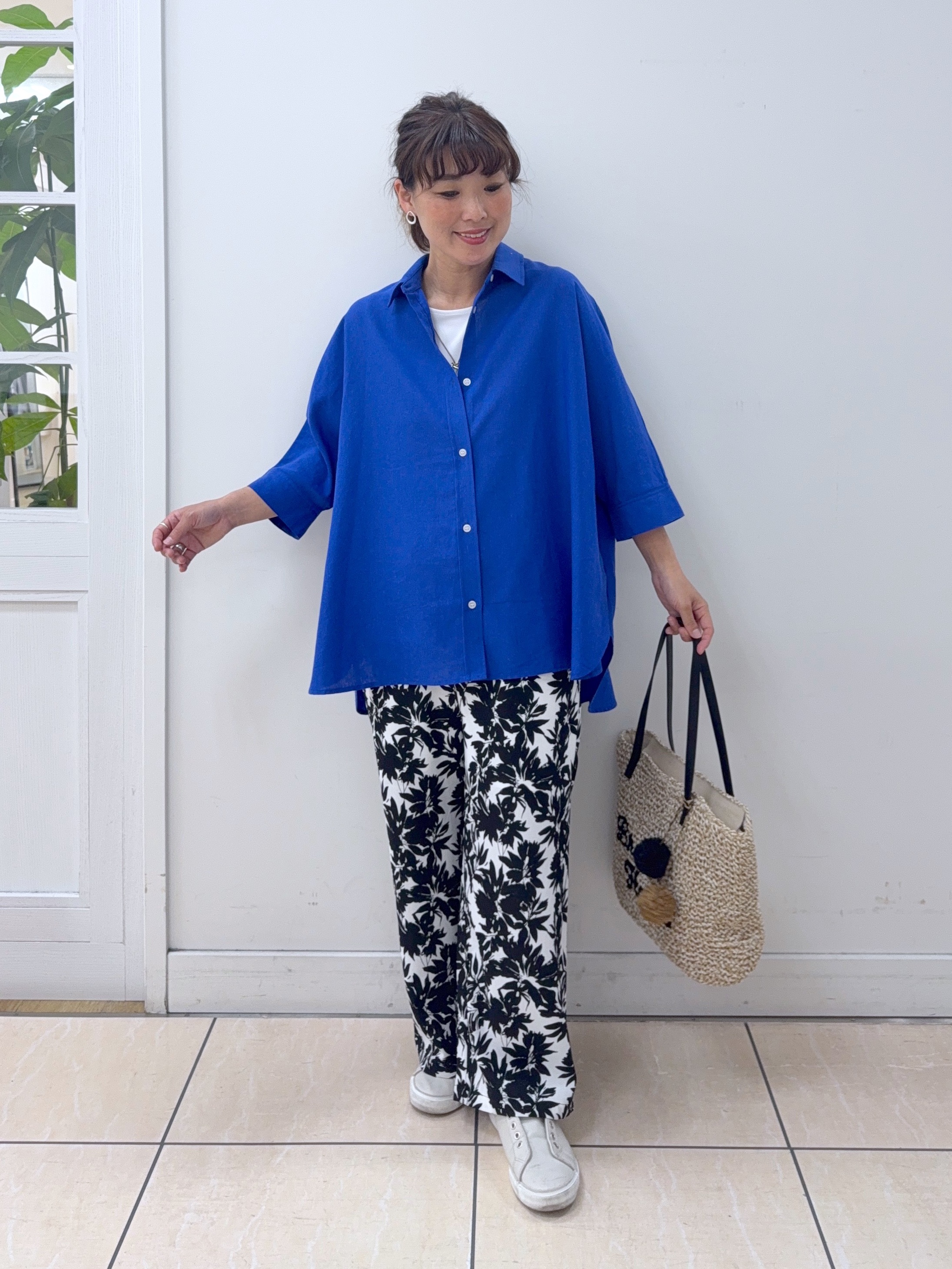 Osawaさんの「Dessin｜麻調キャップ」を使ったコーディネート