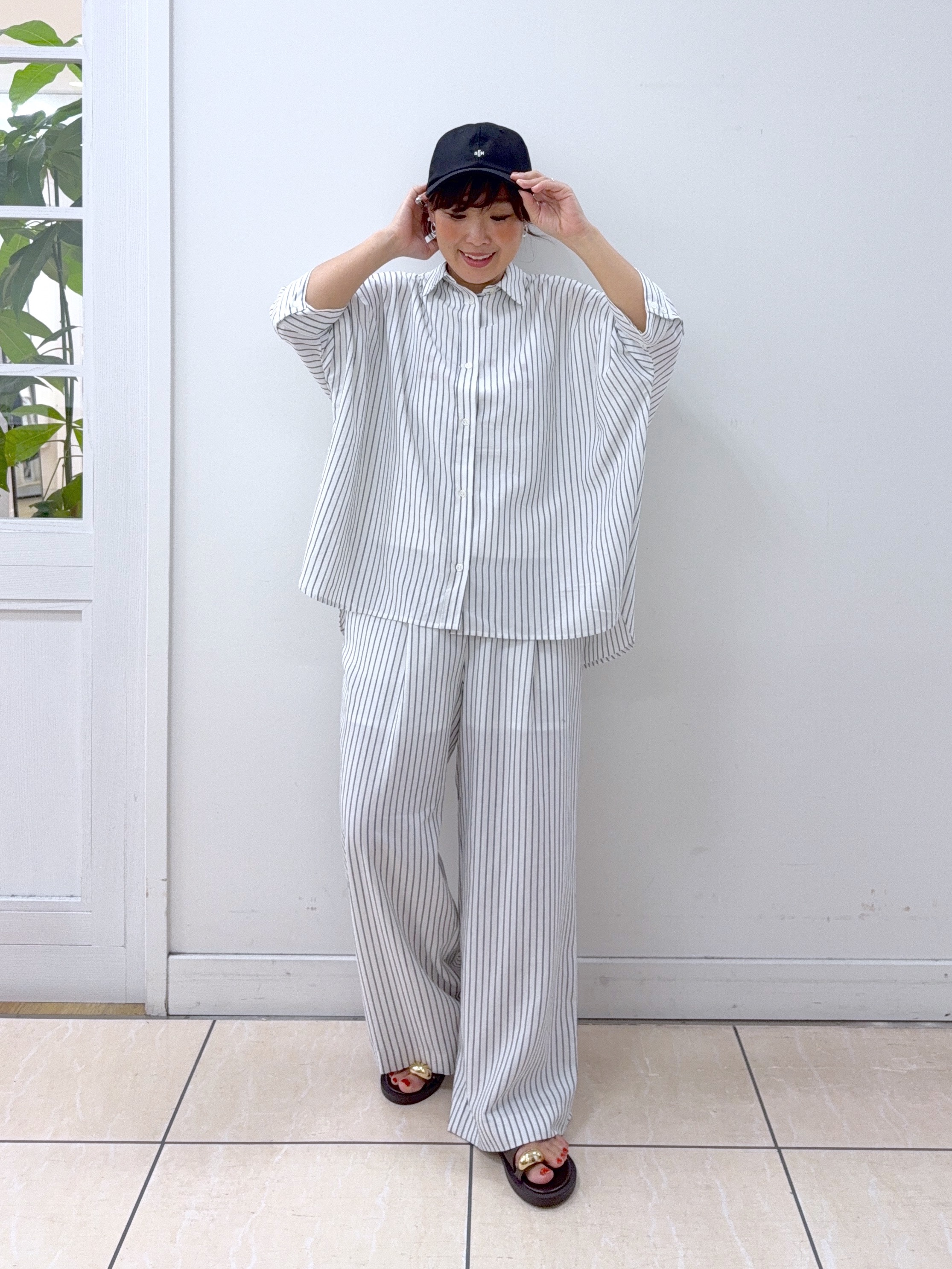 Osawaさんの「Dessin｜【ユニセックス】ロングブリムキャップ」を使ったコーディネート