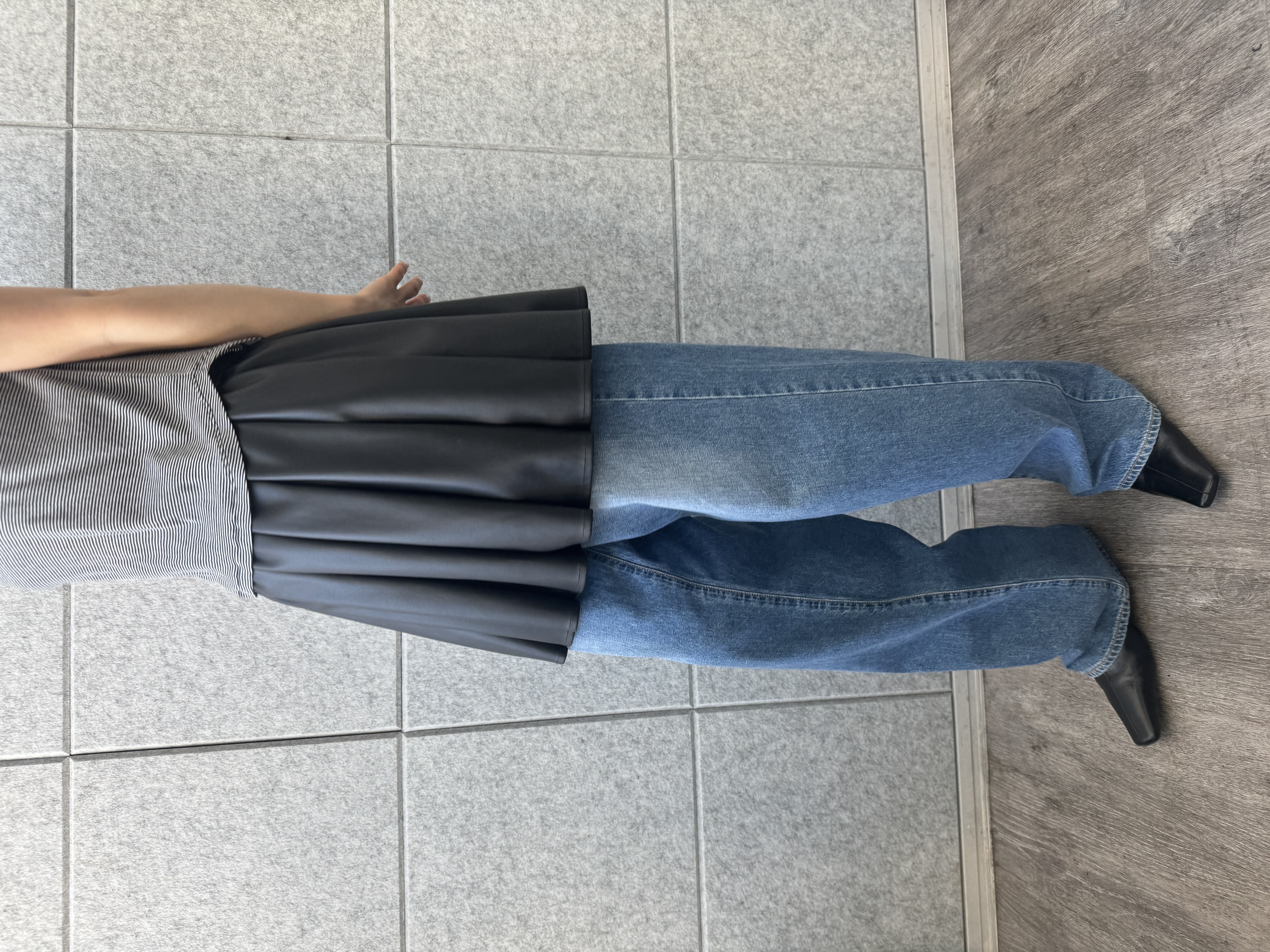 designer yukaさんの「CODE A｜sheer ringer tee」を使ったコーディネート