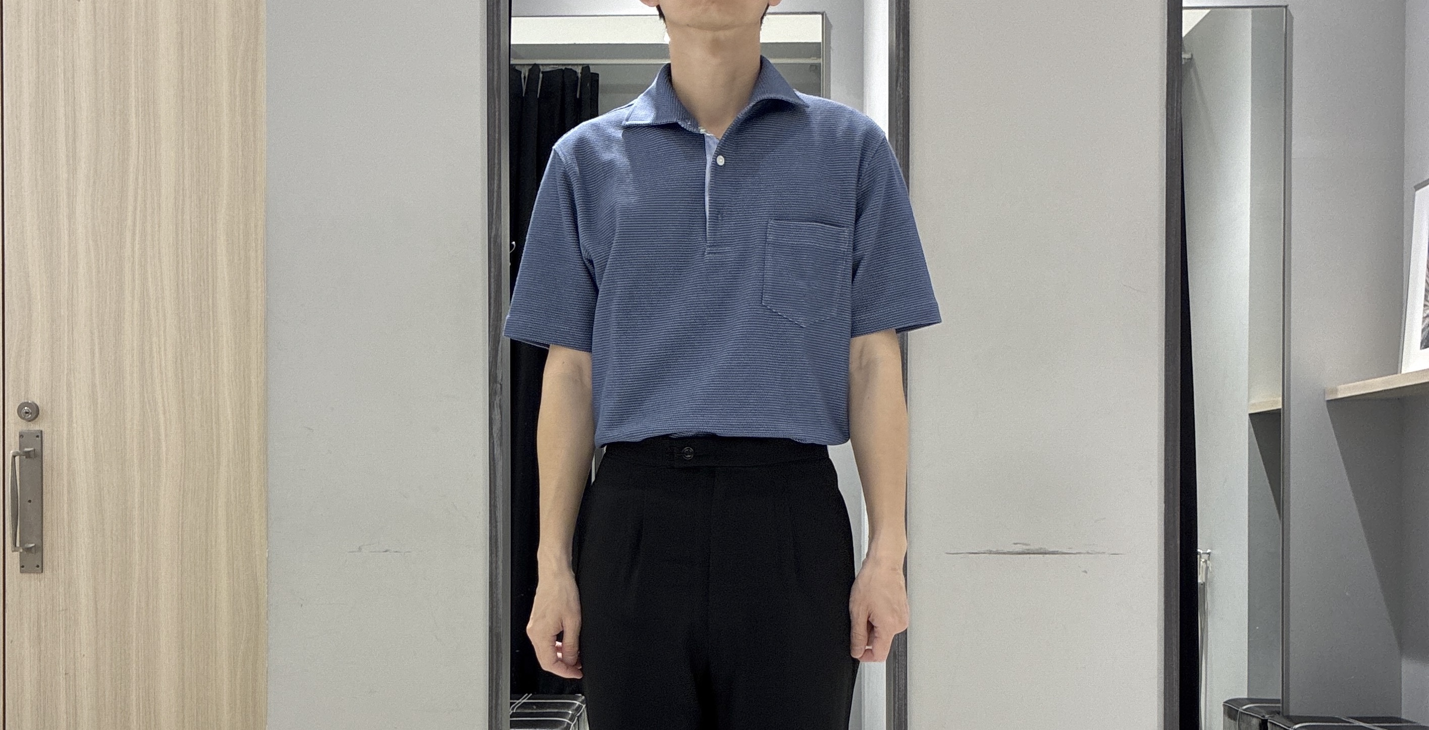 わいずみさんの「TAKEO KIKUCHI｜【抗菌防臭】ステイフレッシュ ポロシャツ」を使ったコーディネート