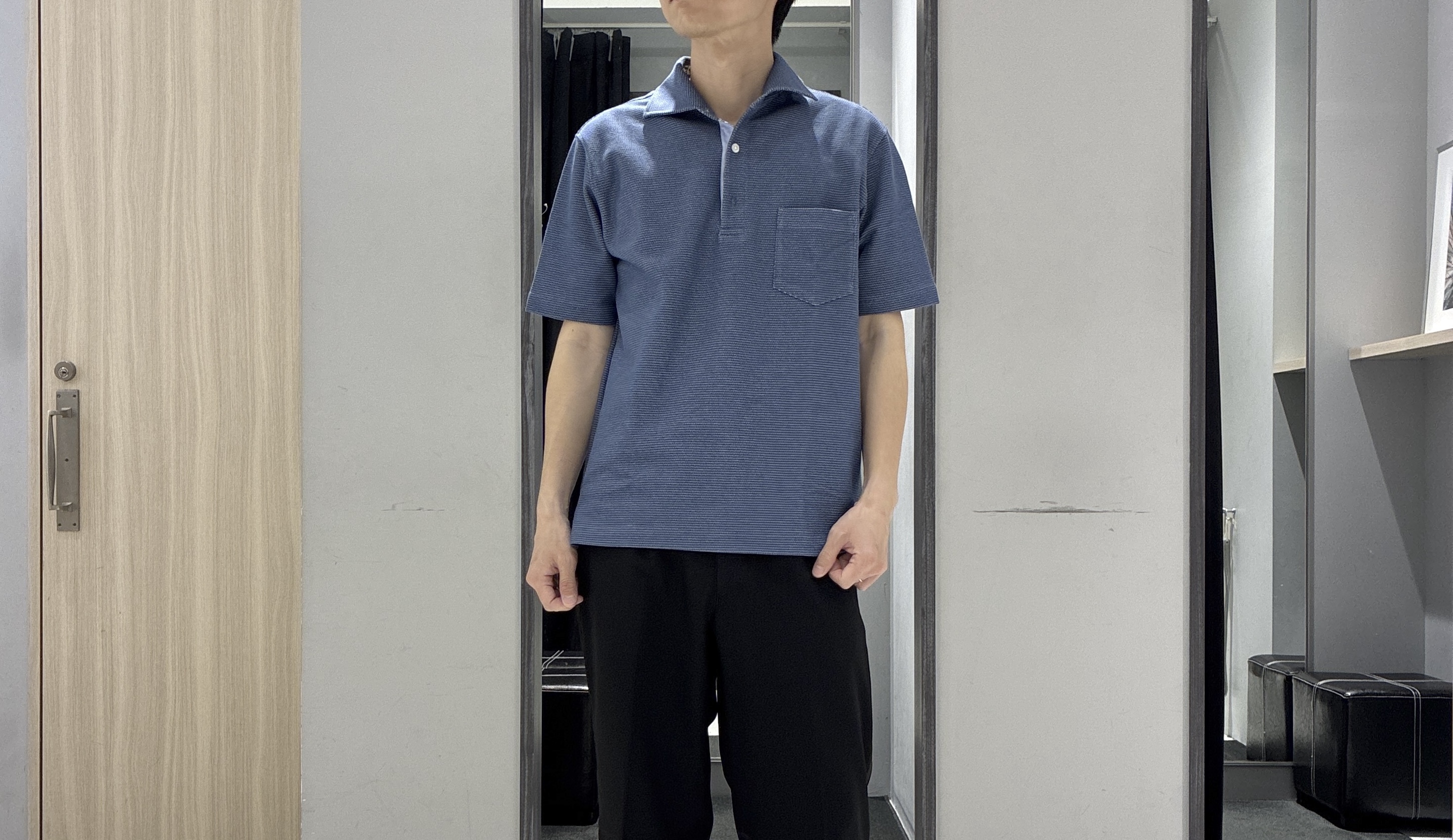 わいずみさんの「TAKEO KIKUCHI｜【抗菌防臭】ステイフレッシュ ポロシャツ」を使ったコーディネート