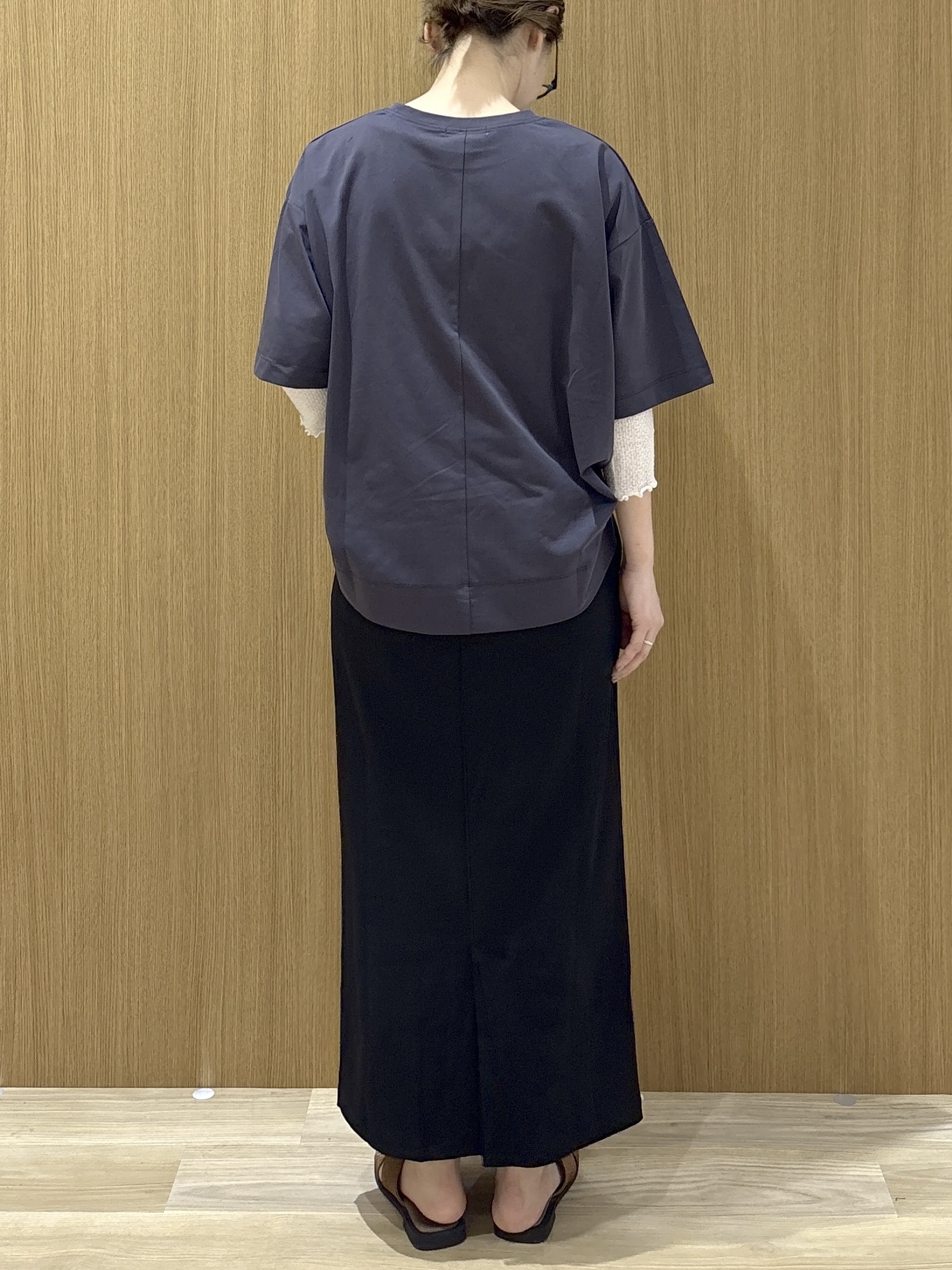 たけねぇさんの「OPAQUE.CLIP｜【接触冷感】リラクシーカットソー《洗濯機OK》」を使ったコーディネート
