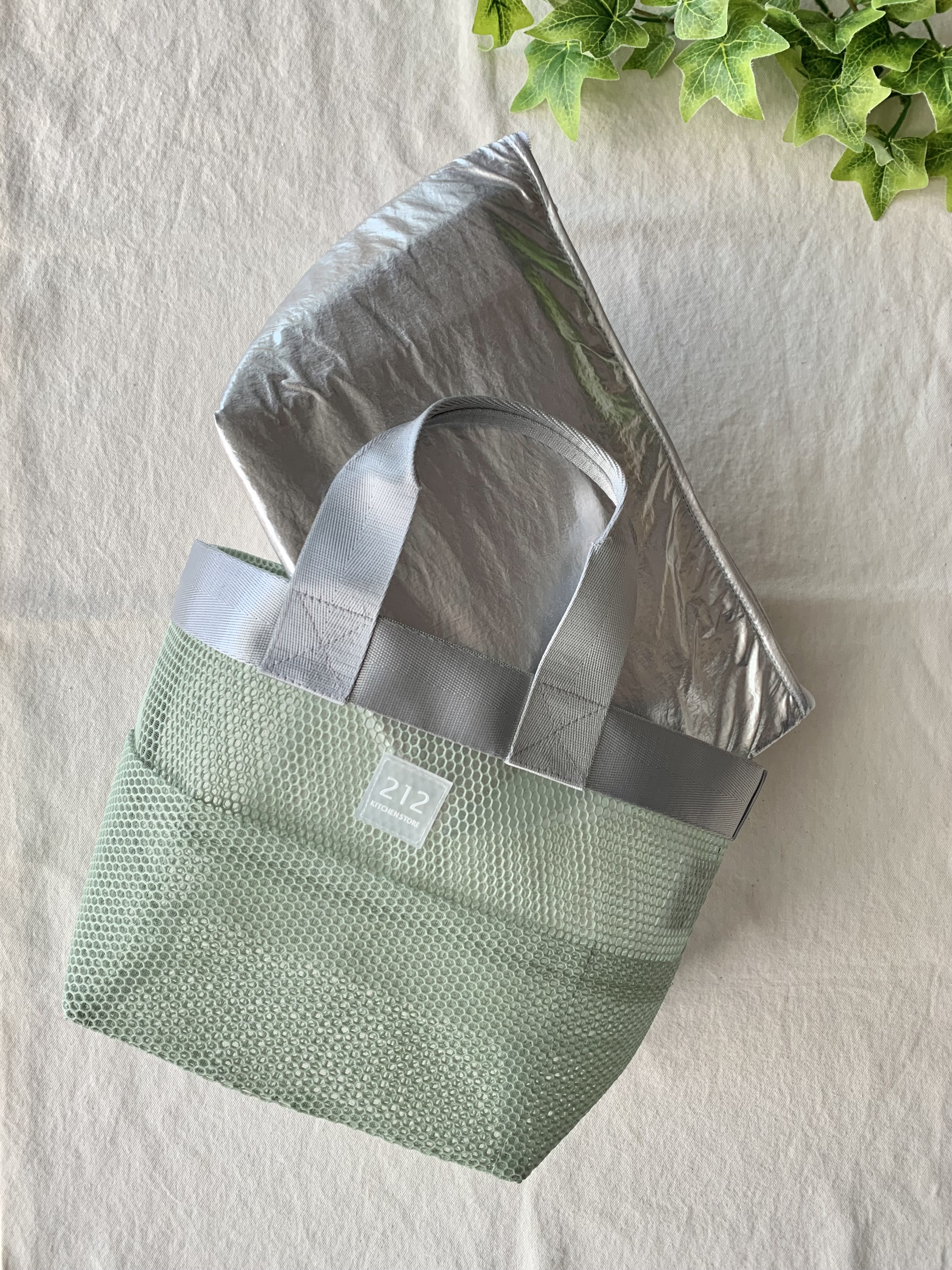 mikachoさんの「212 KITCHEN STORE｜3wayメッシュランチバッグ GR ＜212Kオリジナル＞」を使ったコーディネート