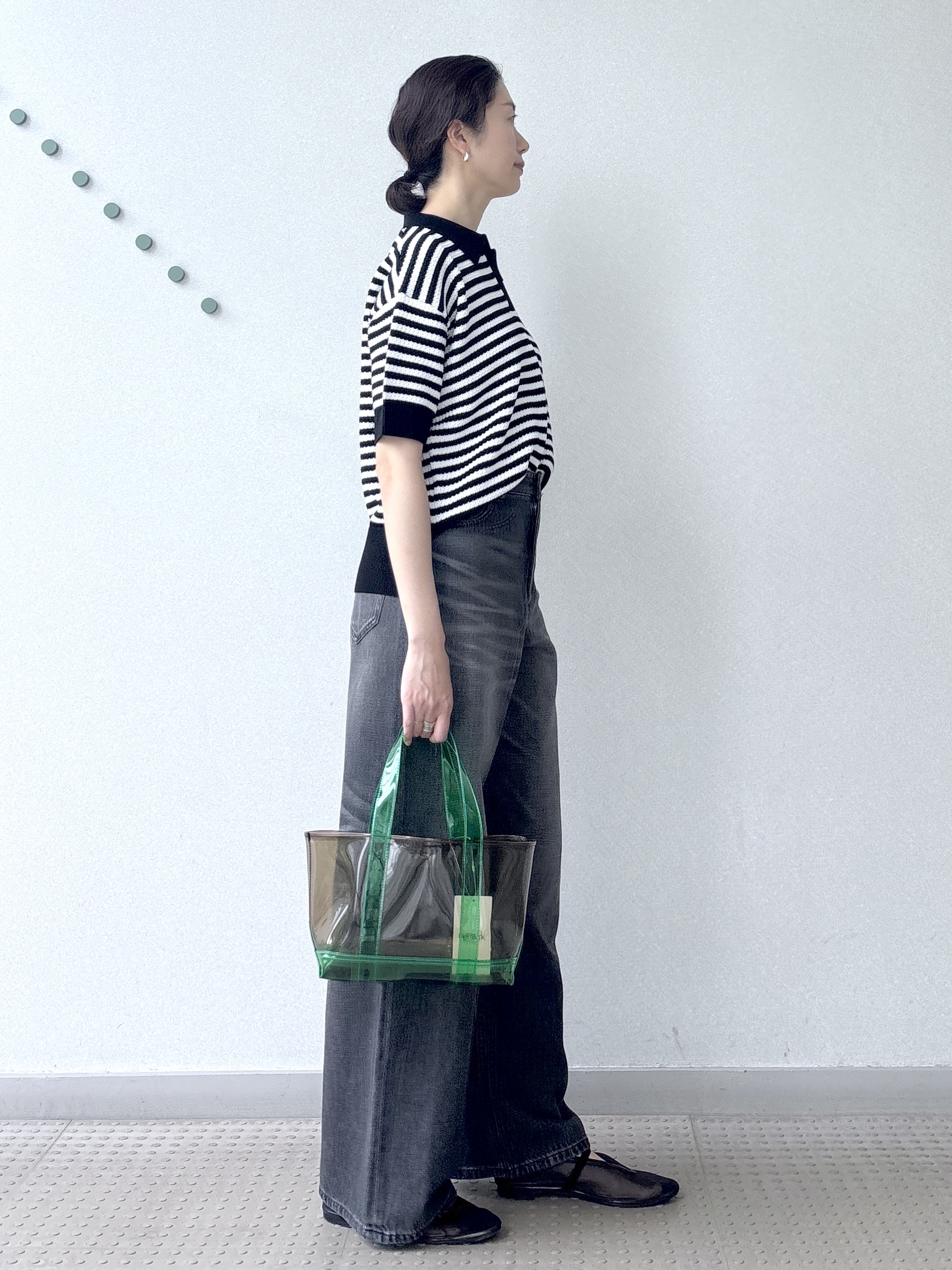 saitoさんの「DRESSTERIOR｜◆ウォッシャブルスキッパークロップドニット」を使ったコーディネート
