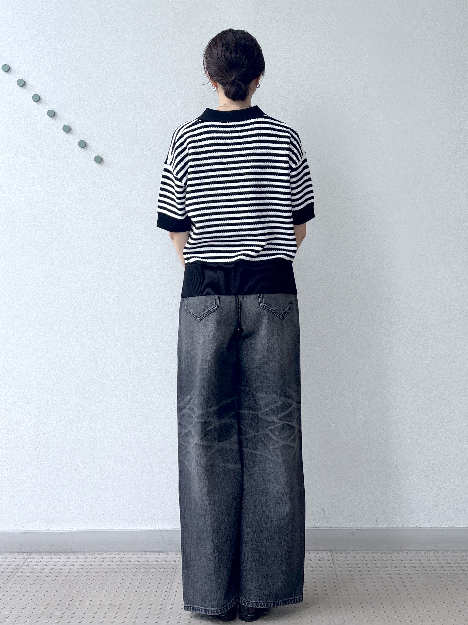 saitoさんの「DRESSTERIOR｜◆ウォッシャブルスキッパークロップドニット」を使ったコーディネート