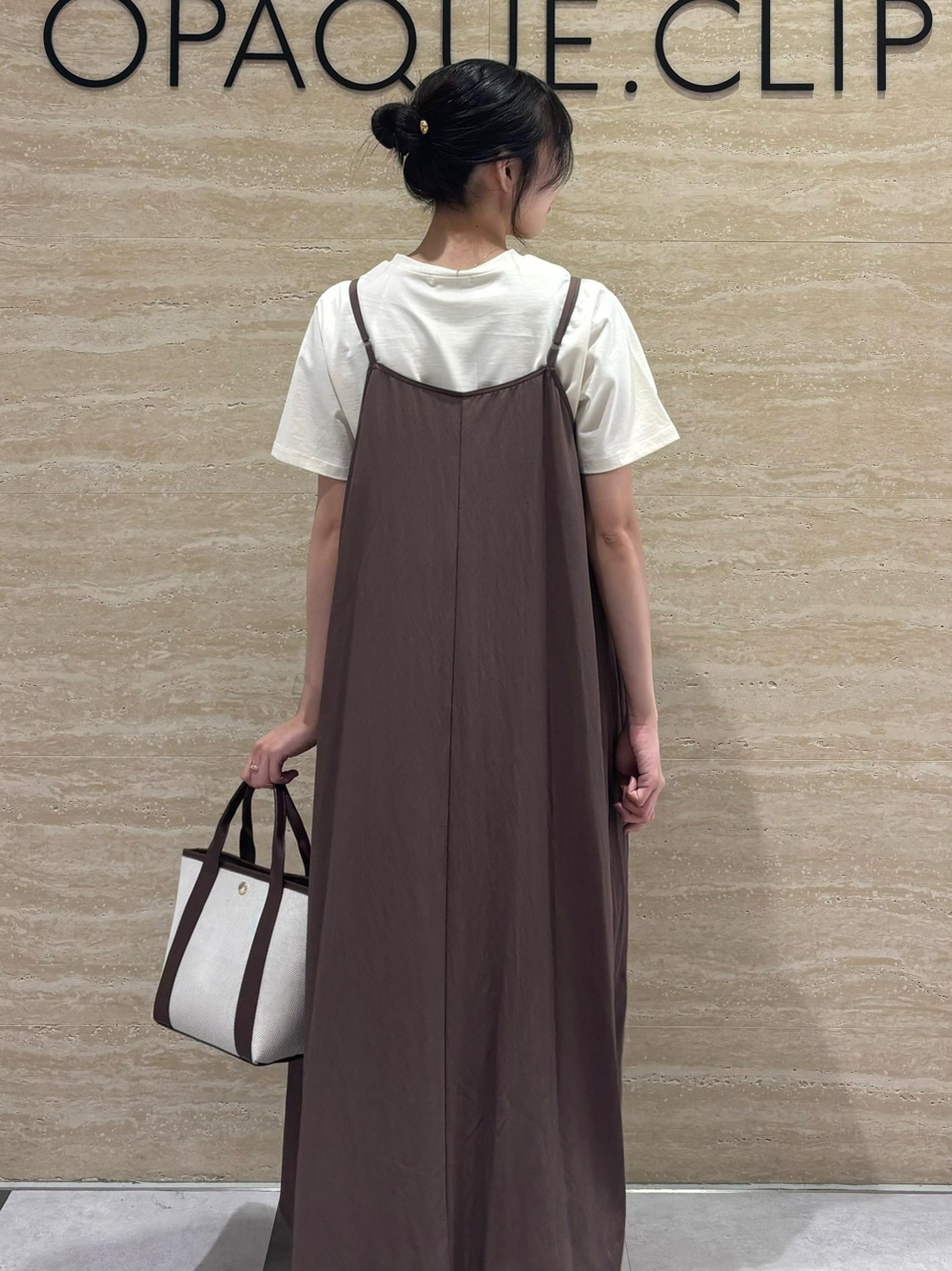 Ririkaさんの「OPAQUE.CLIP｜アソートロゴTシャツ【洗濯機OK】」を使ったコーディネート