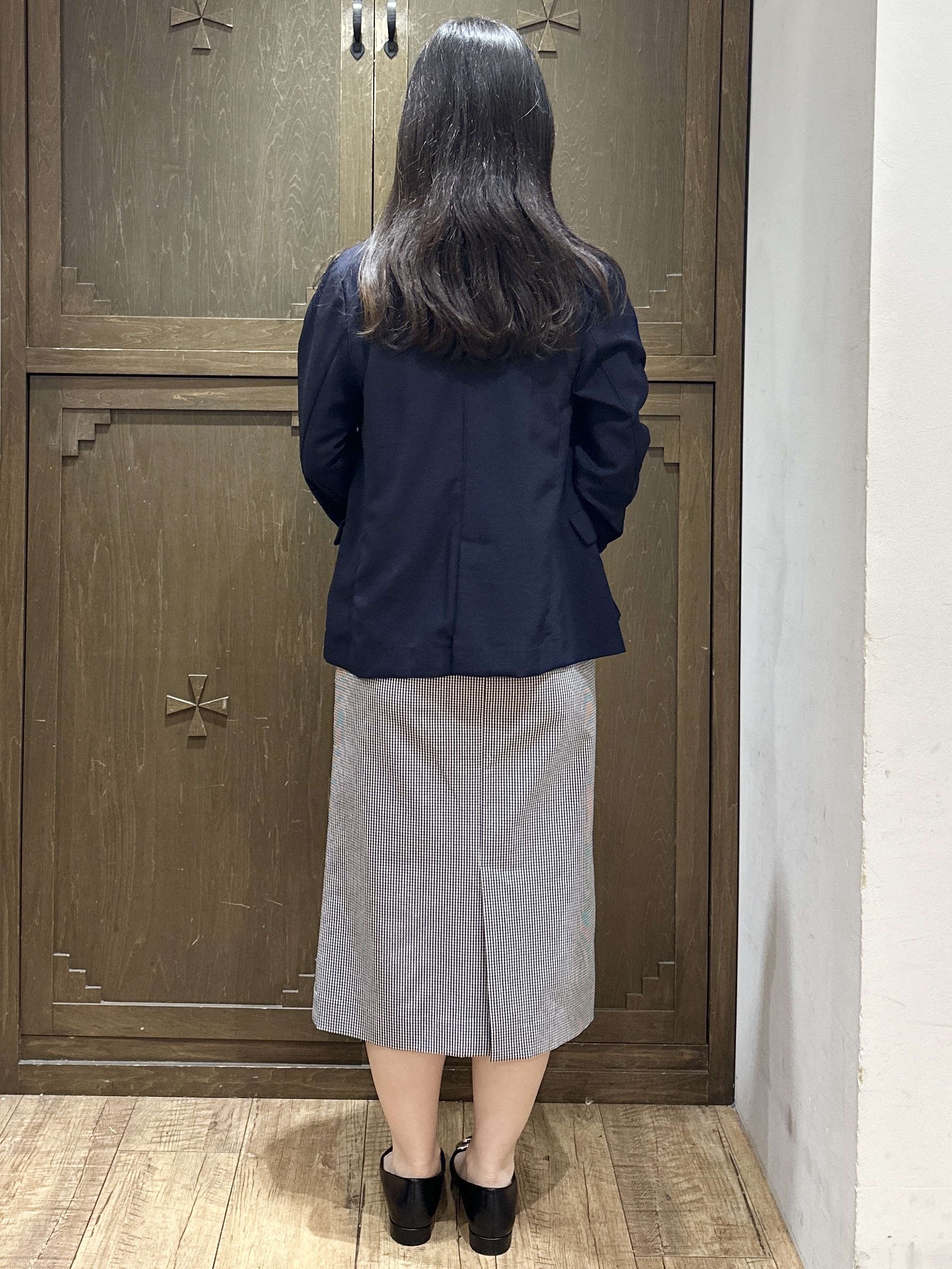 kanaさんの「index｜《再入荷》ダブルブレストテーラードジャケット【接触冷感／吸水速乾／イージーアイロン／防シワ／洗濯機O」を使ったコーディネート