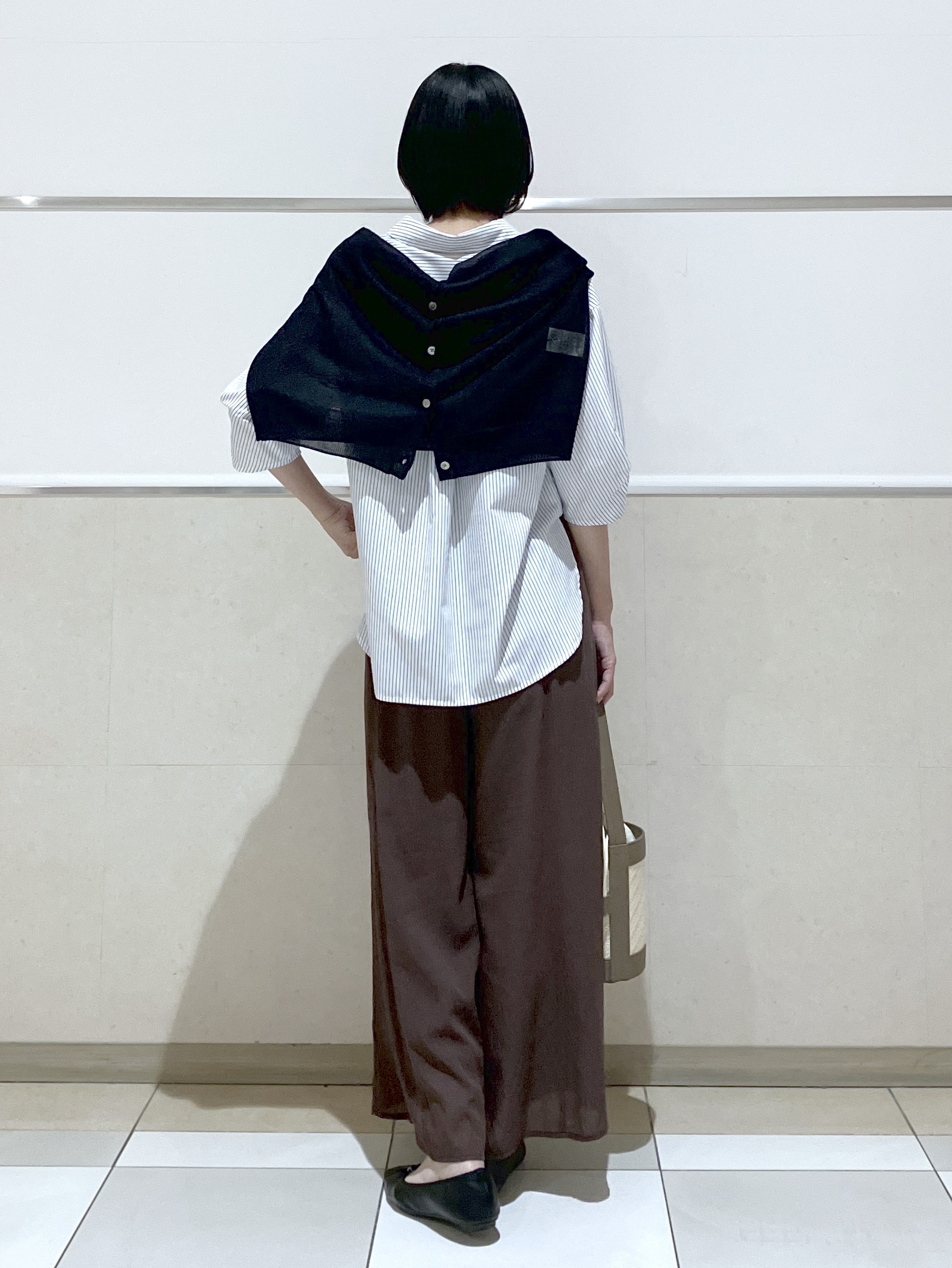 eriko さんの「Dessin｜【洗える】スキッパーシャツブラウス」を使ったコーディネート