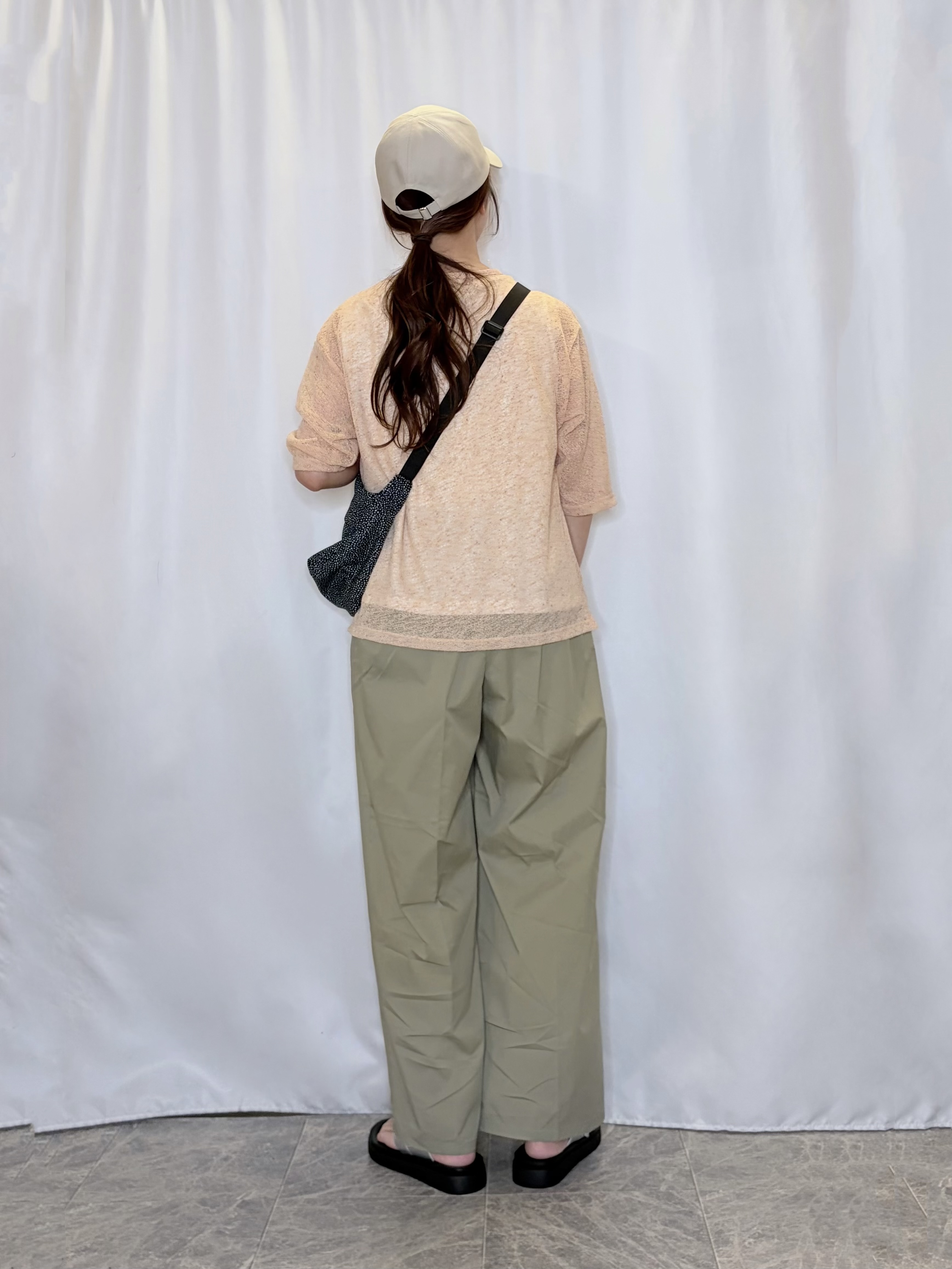 おうめさんの「SHOO･LA･RUE｜【2点セット】メランジシアートップス&times;タンクトップセット」を使ったコーディネート