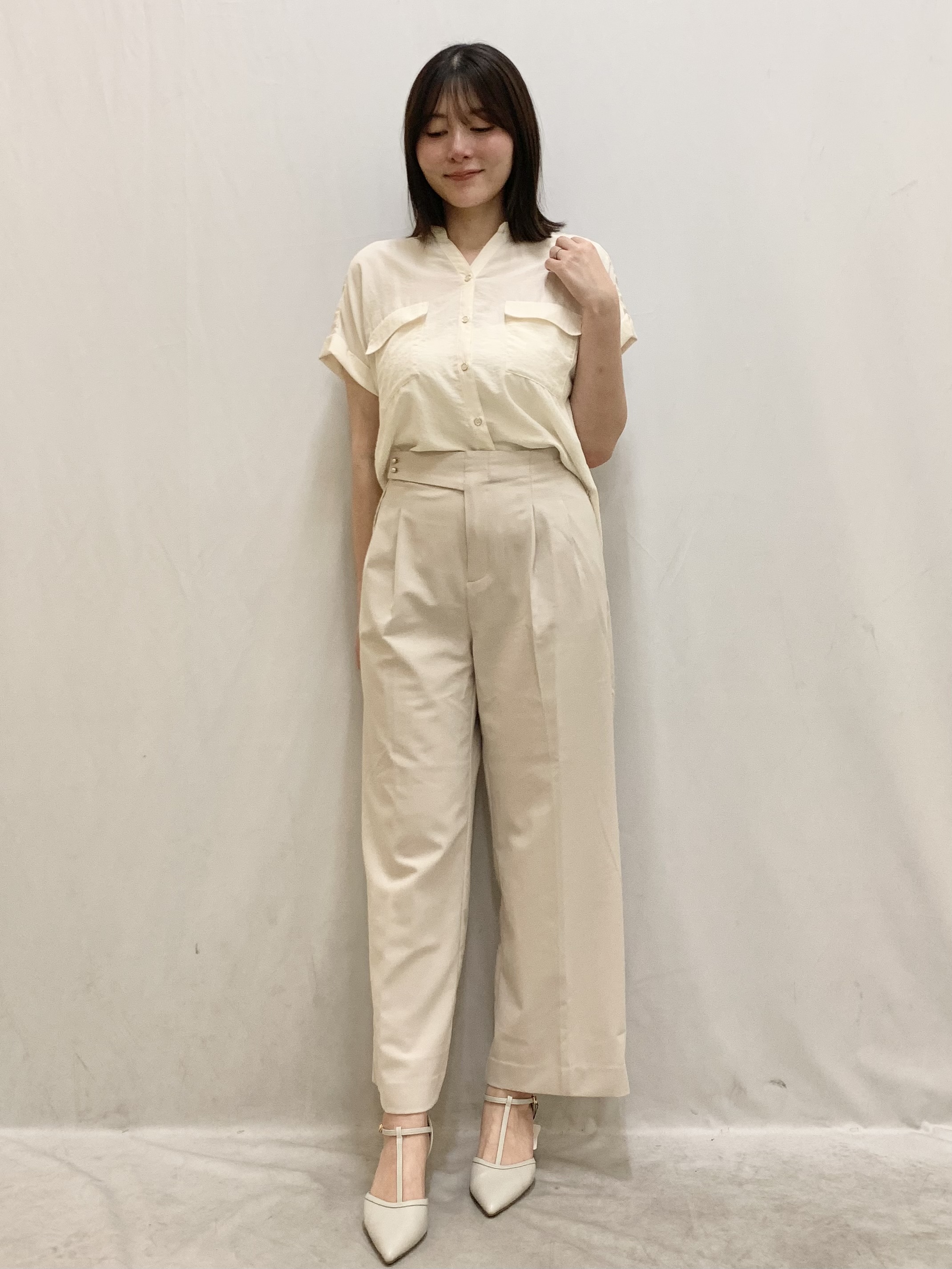 kasumiさんの「index｜【接触冷感】ビジューボタンカーディガン《抗ピリング／洗濯機OK》」を使ったコーディネート