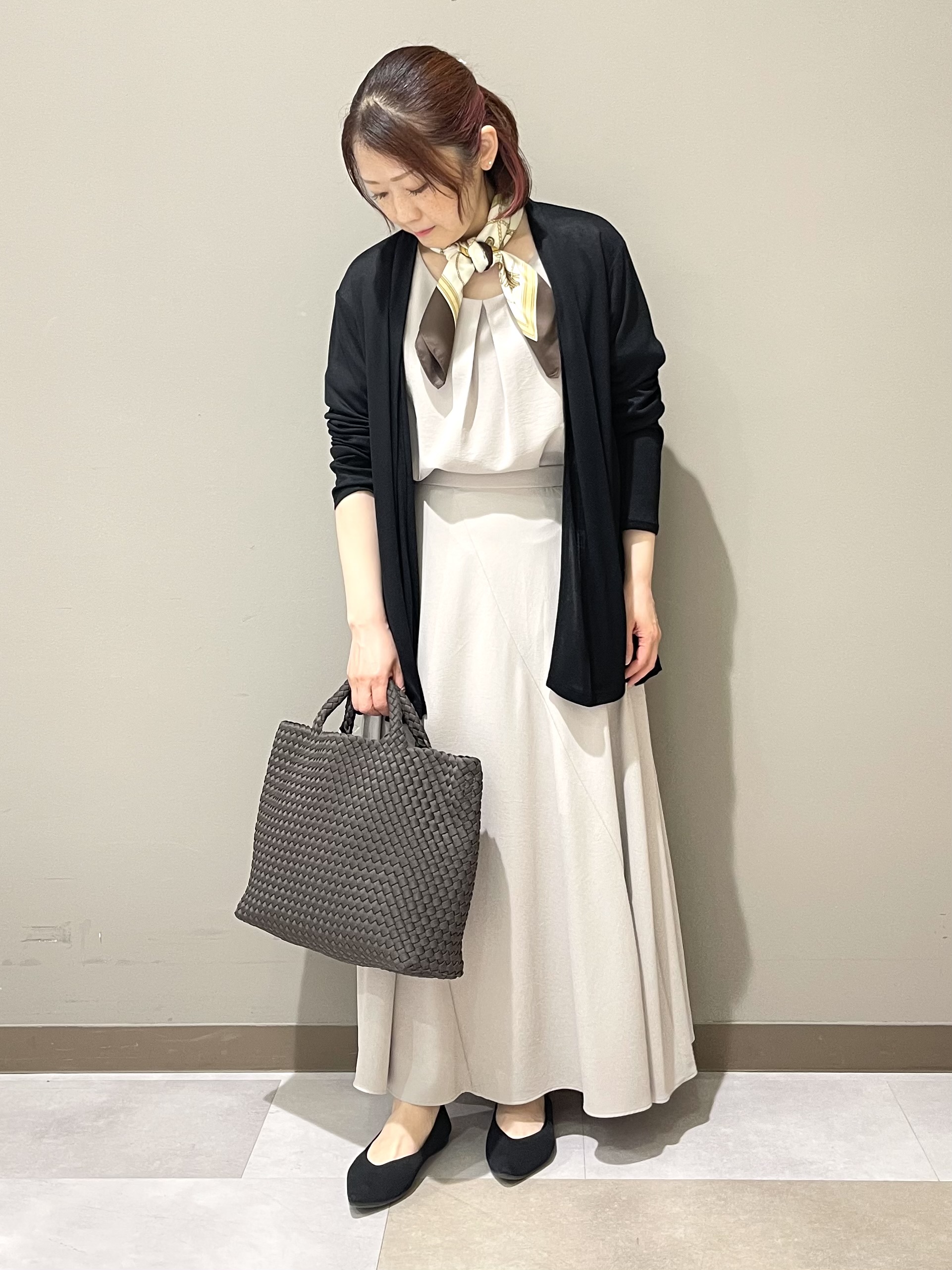 Tomoさんの「UNTITLED｜【接触冷感/UVカット/遮熱機能】フライスジャージカーディガン」を使ったコーディネート