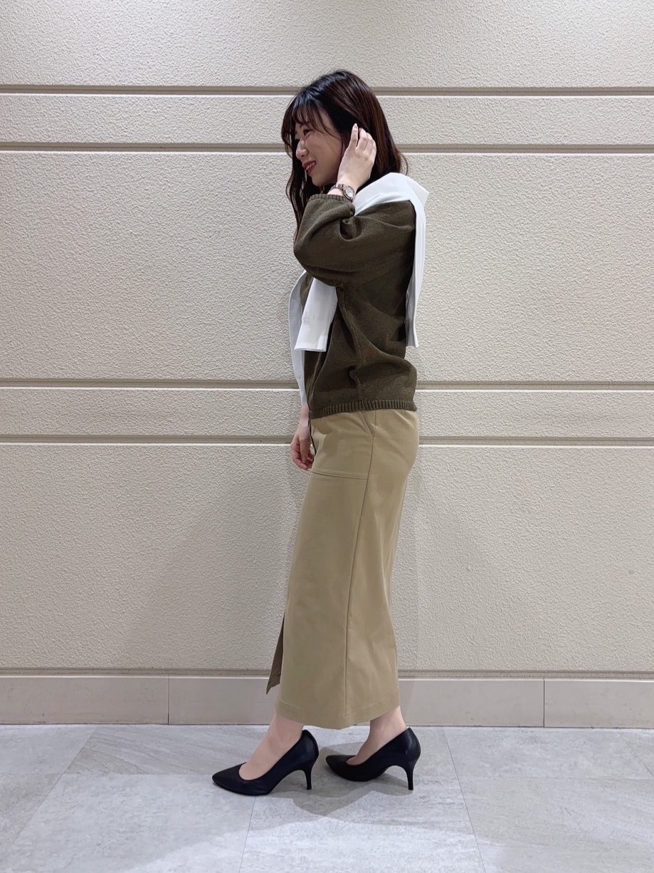 ユナさんの「UNTITLED｜【洗える/ゆったり】クルーネックドライニット」を使ったコーディネート