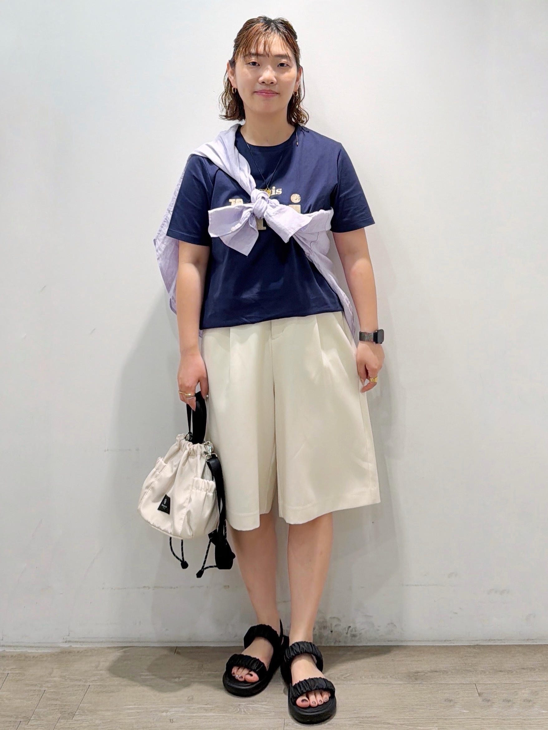 sumicaさんの「OPAQUE.CLIP｜アソートロゴTシャツ【洗濯機OK】」を使ったコーディネート