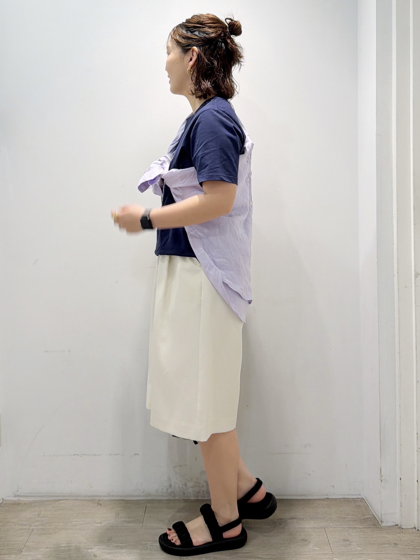 sumicaさんの「OPAQUE.CLIP｜アソートロゴTシャツ【洗濯機OK】」を使ったコーディネート