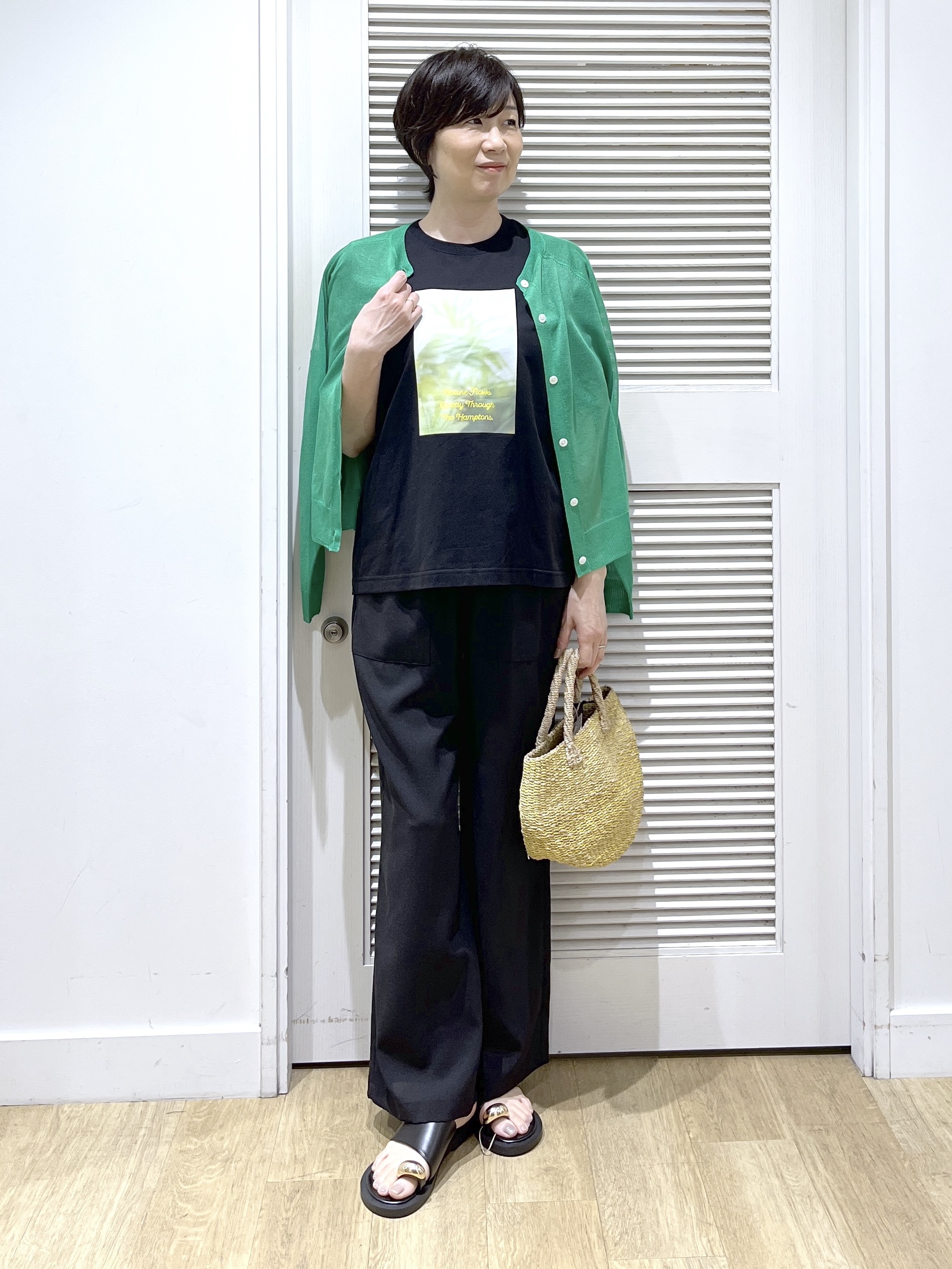 Miyazakiさんの「Dessin｜【洗える】オーガニック天竺フォトTシャツ」を使ったコーディネート