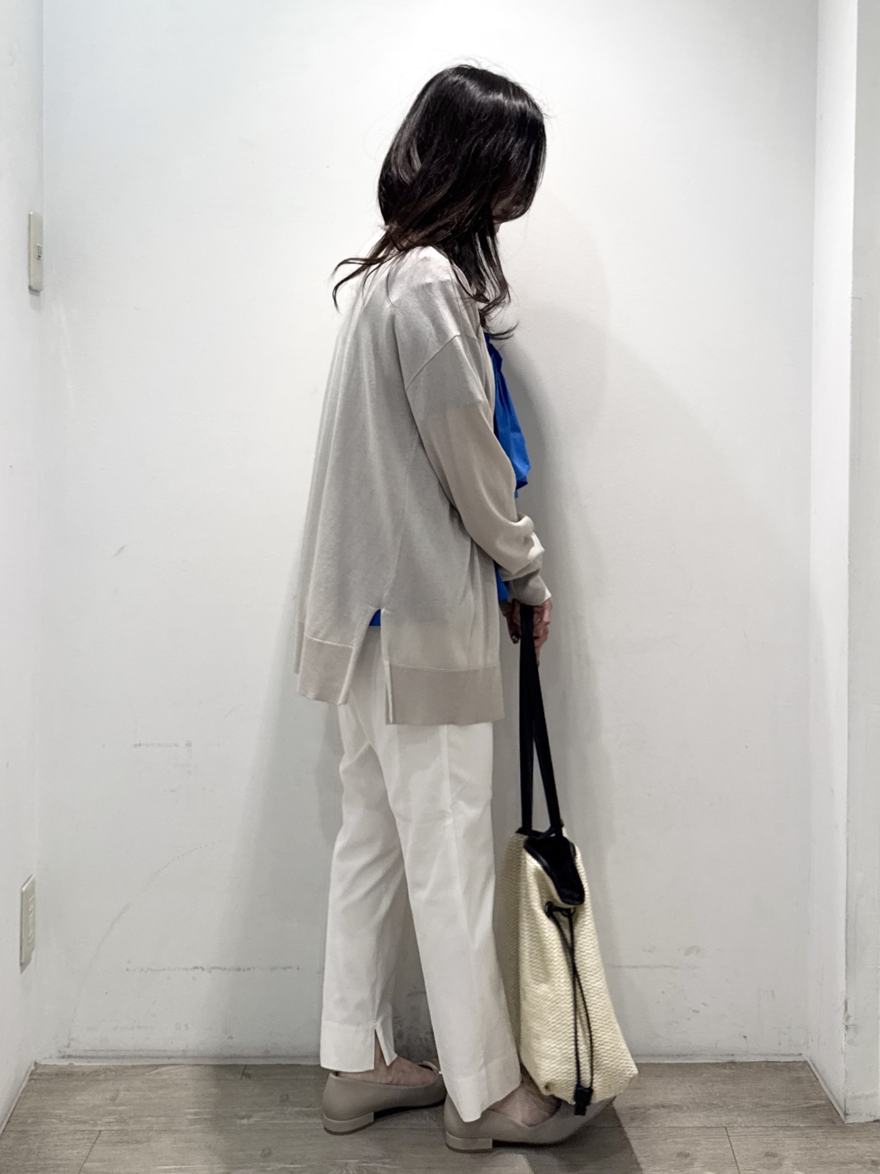 yuicciさんの「OPAQUE.CLIP｜【接触冷感】ニットカーディガン《洗濯機OK／抗ピリング》」を使ったコーディネート