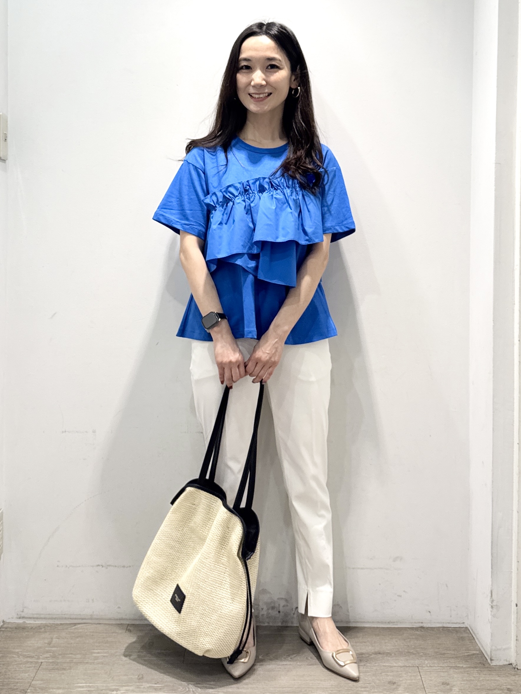 yuicciさんの「OPAQUE.CLIP｜【接触冷感】ニットカーディガン《洗濯機OK／抗ピリング》」を使ったコーディネート