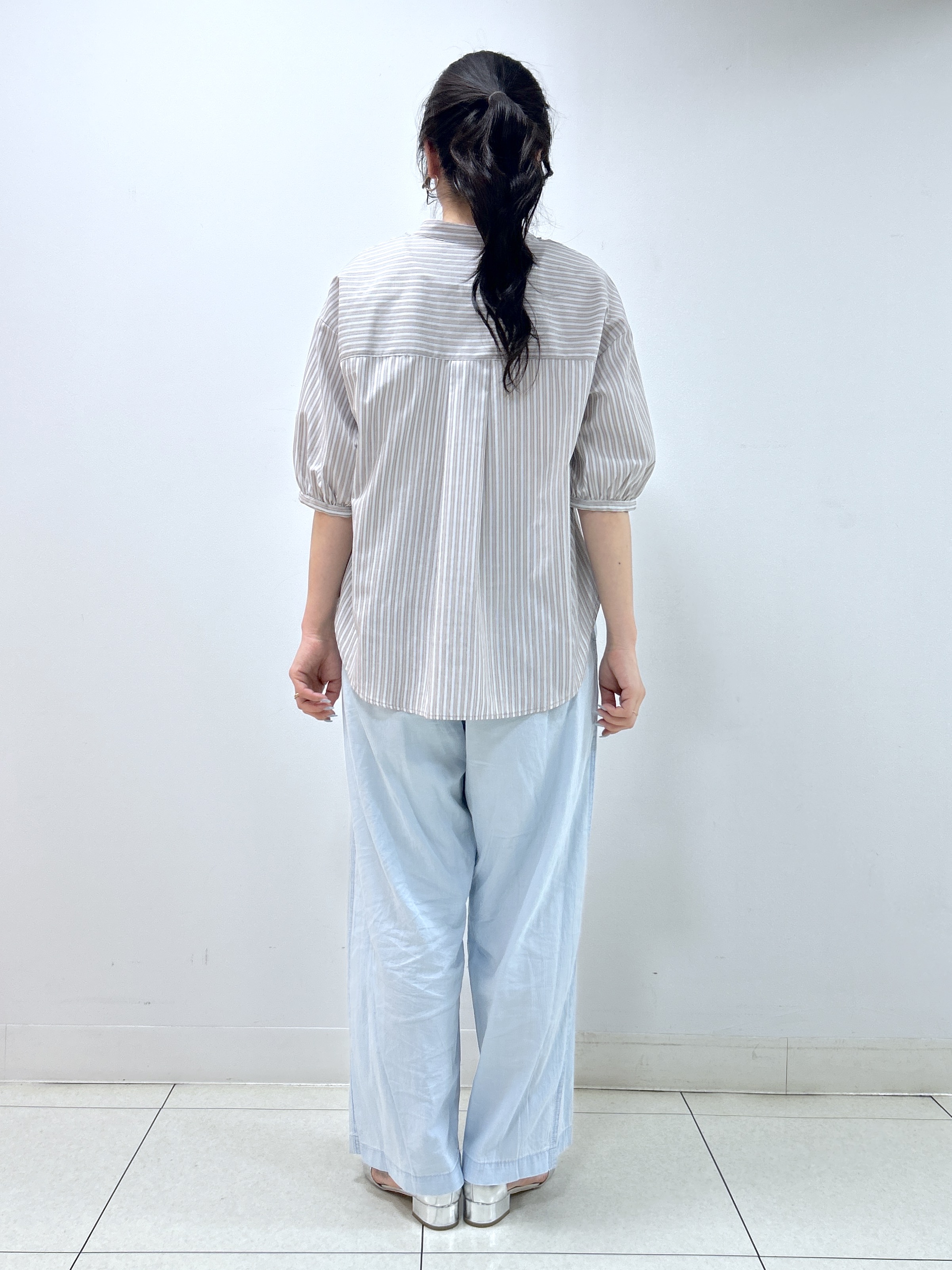 Kaiさんの「Dessin｜【セットアップ可/ウエストゴム】3.8オンスシアーデニムパンツ」を使ったコーディネート