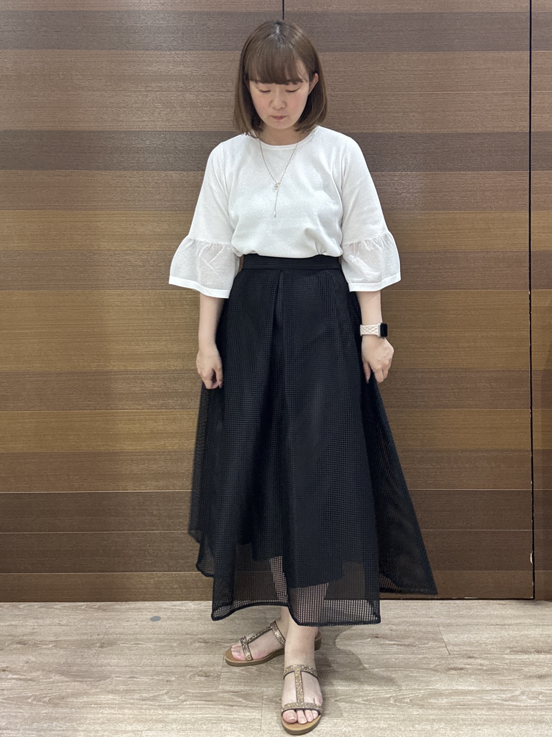 yumeさんの「OPAQUE.CLIP｜【UV／接触冷感】ダブルブレストジャケット《防シワ加工／洗える》」を使ったコーディネート