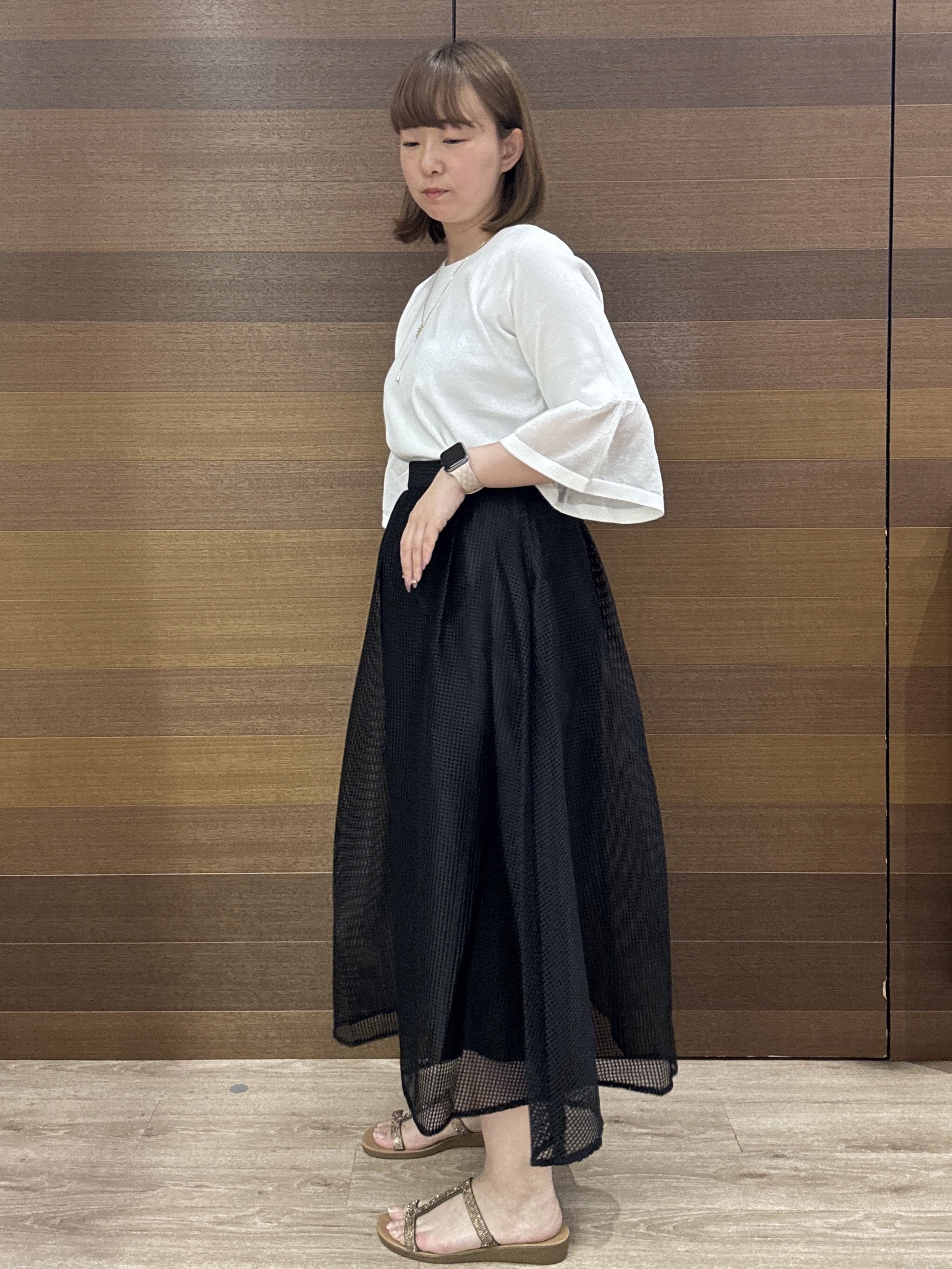 yumeさんの「OPAQUE.CLIP｜【UV／接触冷感】ダブルブレストジャケット《防シワ加工／洗える》」を使ったコーディネート