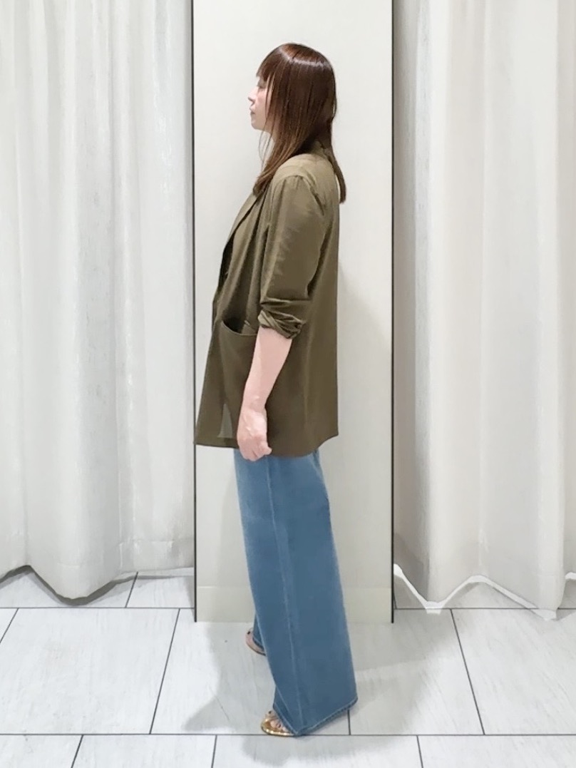 ʏᴜᴋɪᴋᴏさんの「UNTITLED｜◆【セットアップ可/接触冷感/通気性】ドライシアーダブルジャケット」を使ったコーディネート