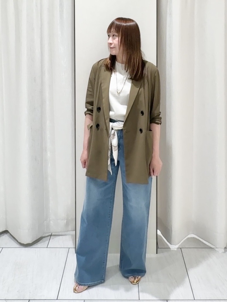 ʏᴜᴋɪᴋᴏさんの「UNTITLED｜◆【セットアップ可/接触冷感/通気性】ドライシアーダブルジャケット」を使ったコーディネート