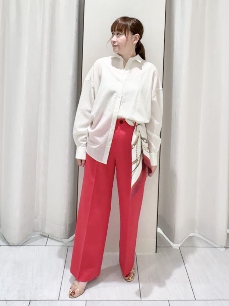 ʏᴜᴋɪᴋᴏさんの「UNTITLED｜◆【UV/接触冷感/セットアップ可】スラブワイドパンツ」を使ったコーディネート