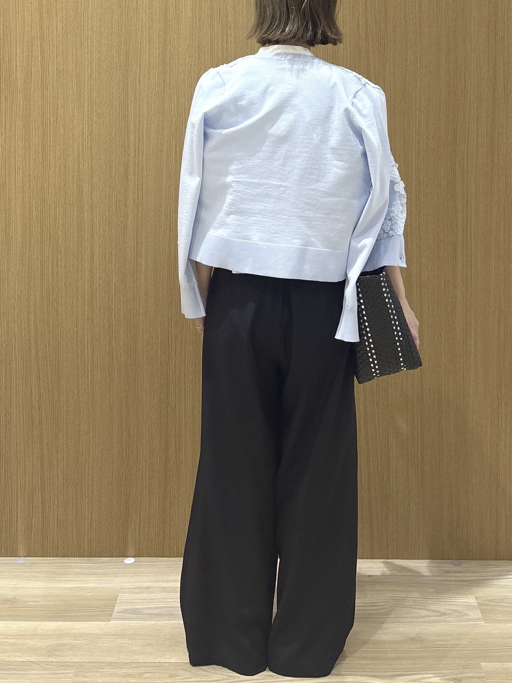 たけねぇさんの「OPAQUE.CLIP｜チュールレースニットカーディガン【洗える】」を使ったコーディネート