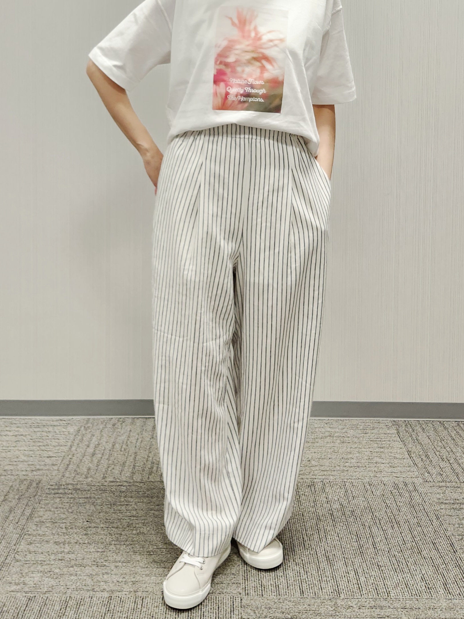 naraさんの「Dessin｜【洗える】オーガニック天竺フォトTシャツ」を使ったコーディネート