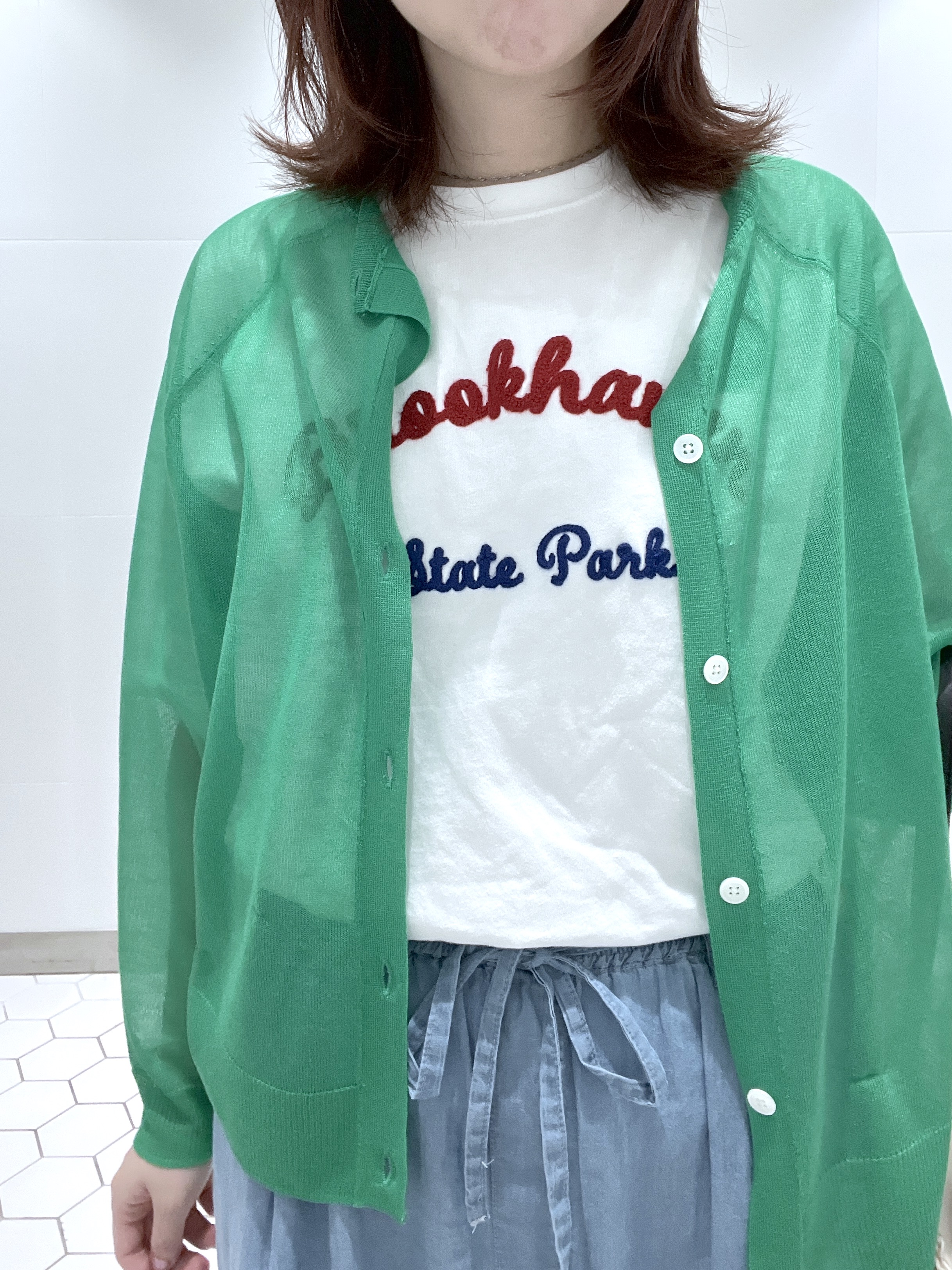 Makinoさんの「Dessin｜お守りカーディガン -ウォッシャブル-」を使ったコーディネート