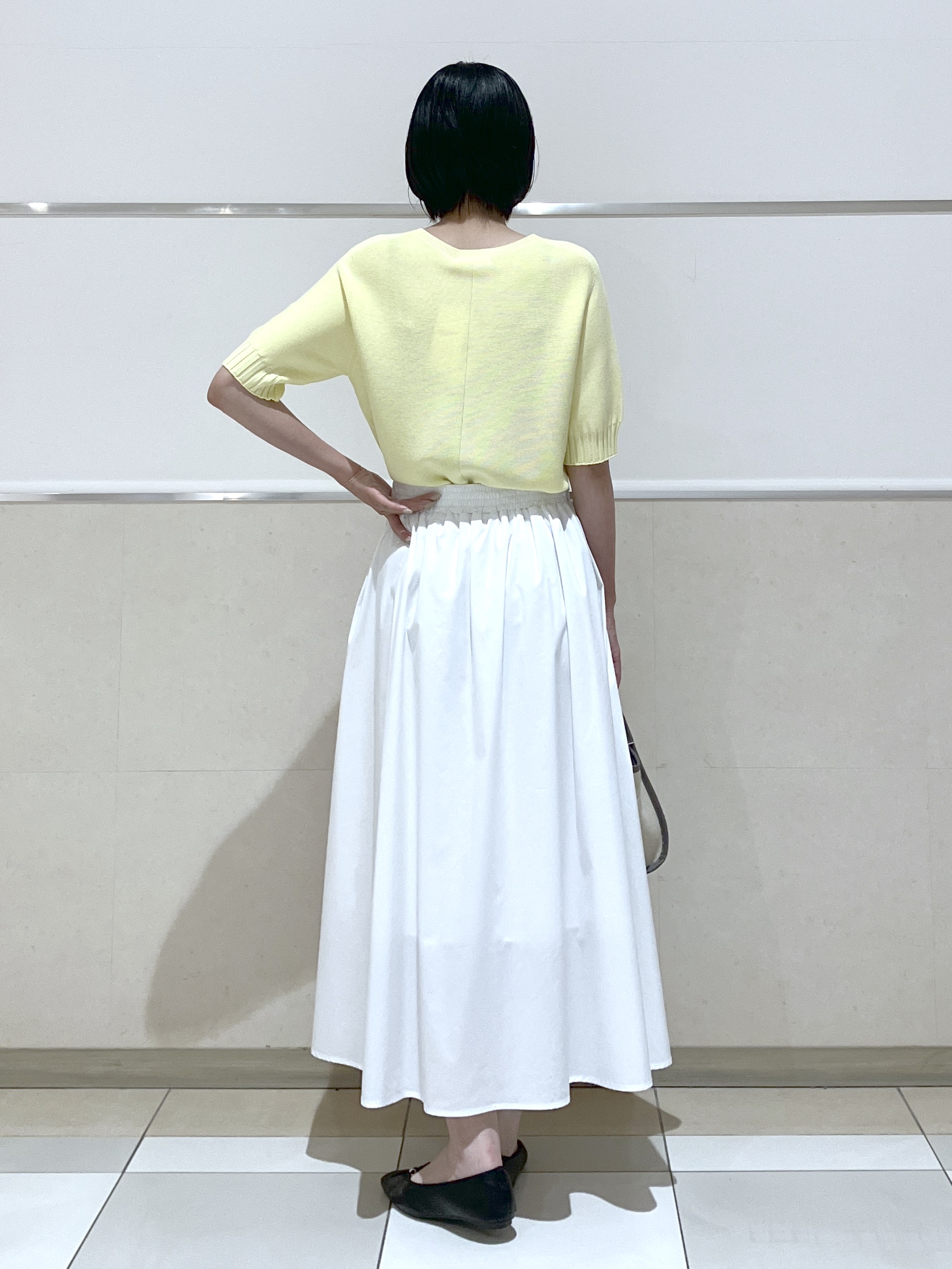 eriko さんの「Dessin｜【洗える】ワイドリブ使いコンパクトニット」を使ったコーディネート