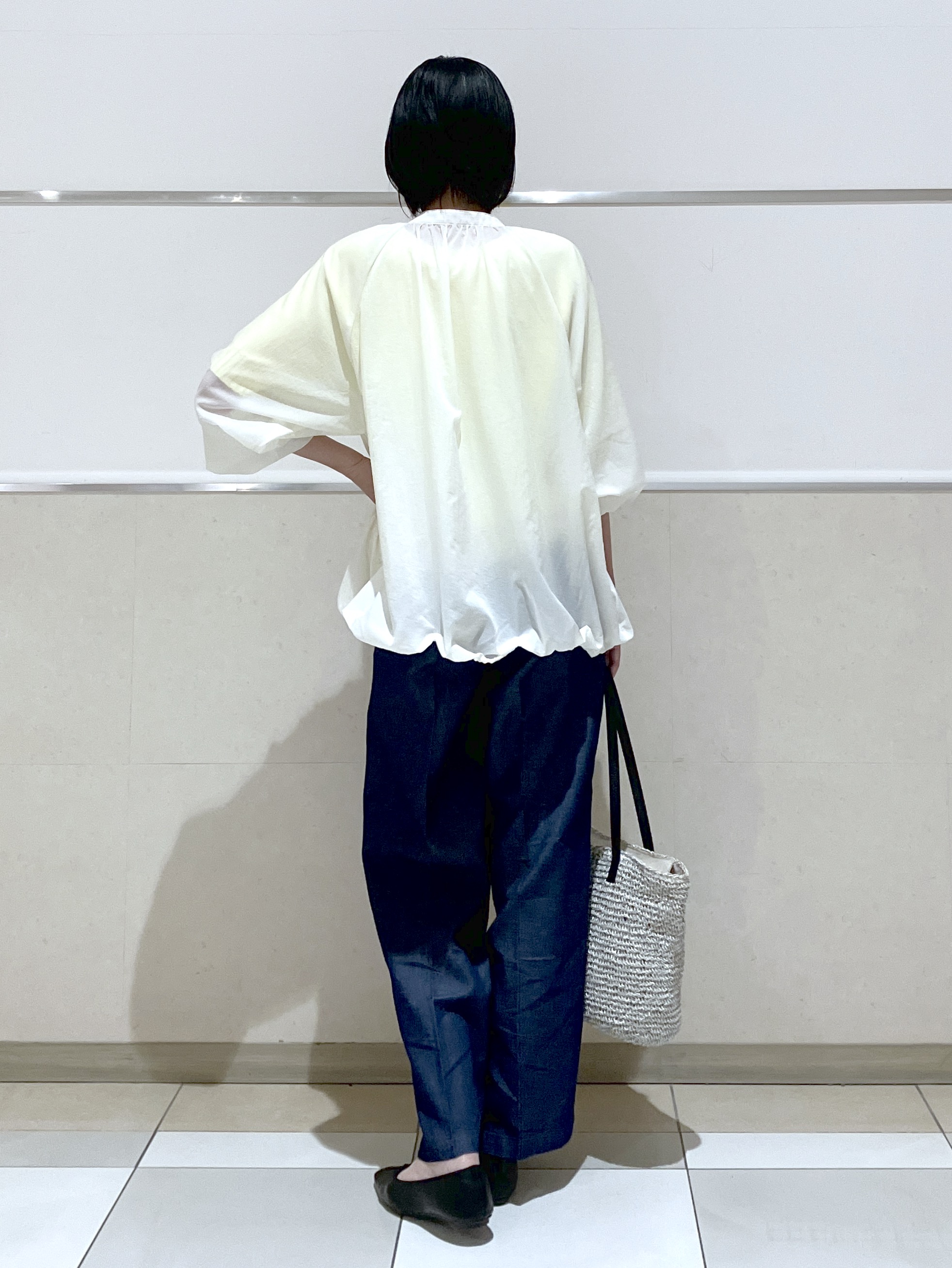 eriko さんの「Dessin｜【洗える】ワイドリブ使いコンパクトニット」を使ったコーディネート
