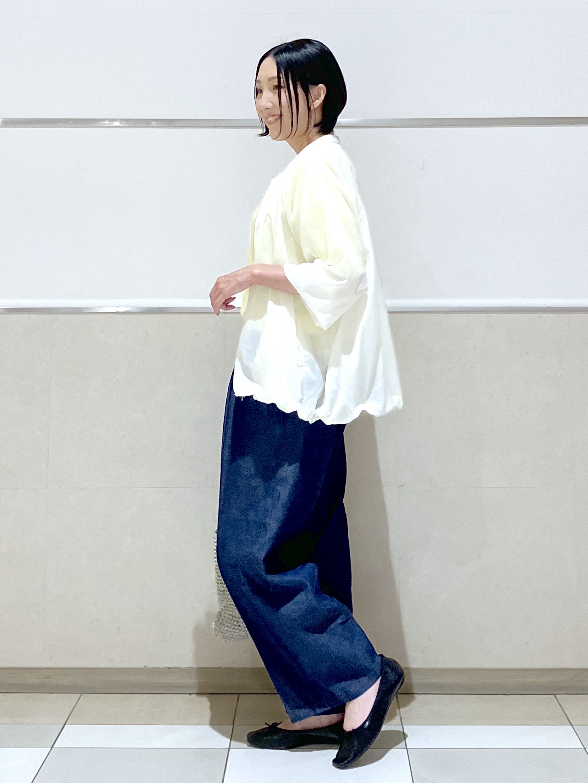 eriko さんの「Dessin｜【洗える】ワイドリブ使いコンパクトニット」を使ったコーディネート