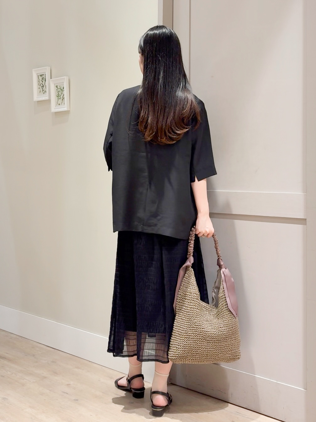 Mayuさんの「grove｜【洗濯機OK/ひんやり】軽く羽織れるハーフスリーブジャケット」を使ったコーディネート