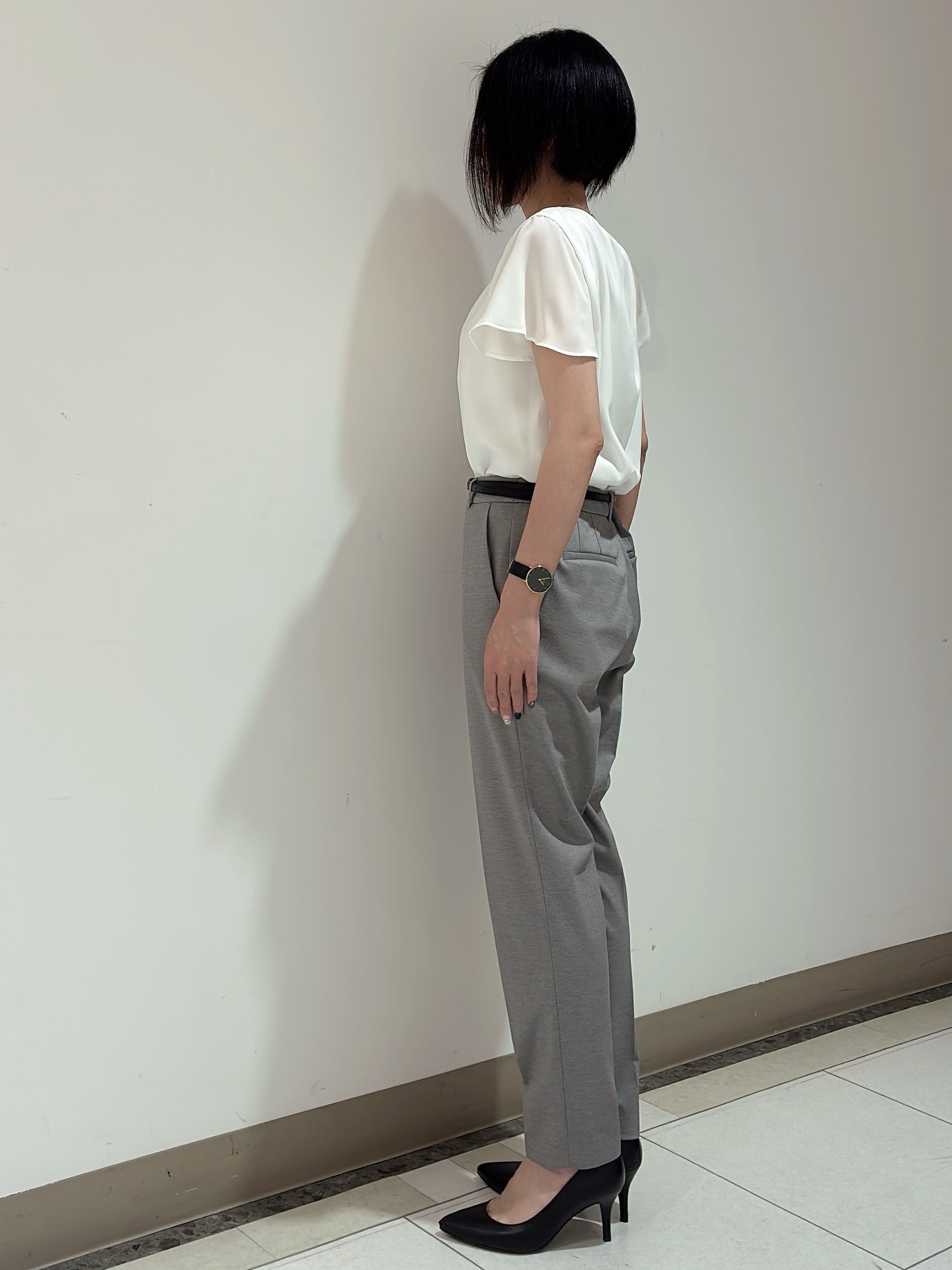 環さんの「UNTITLED｜【UV/接触冷感/スーツ】ジャージテーラードジャケット」を使ったコーディネート