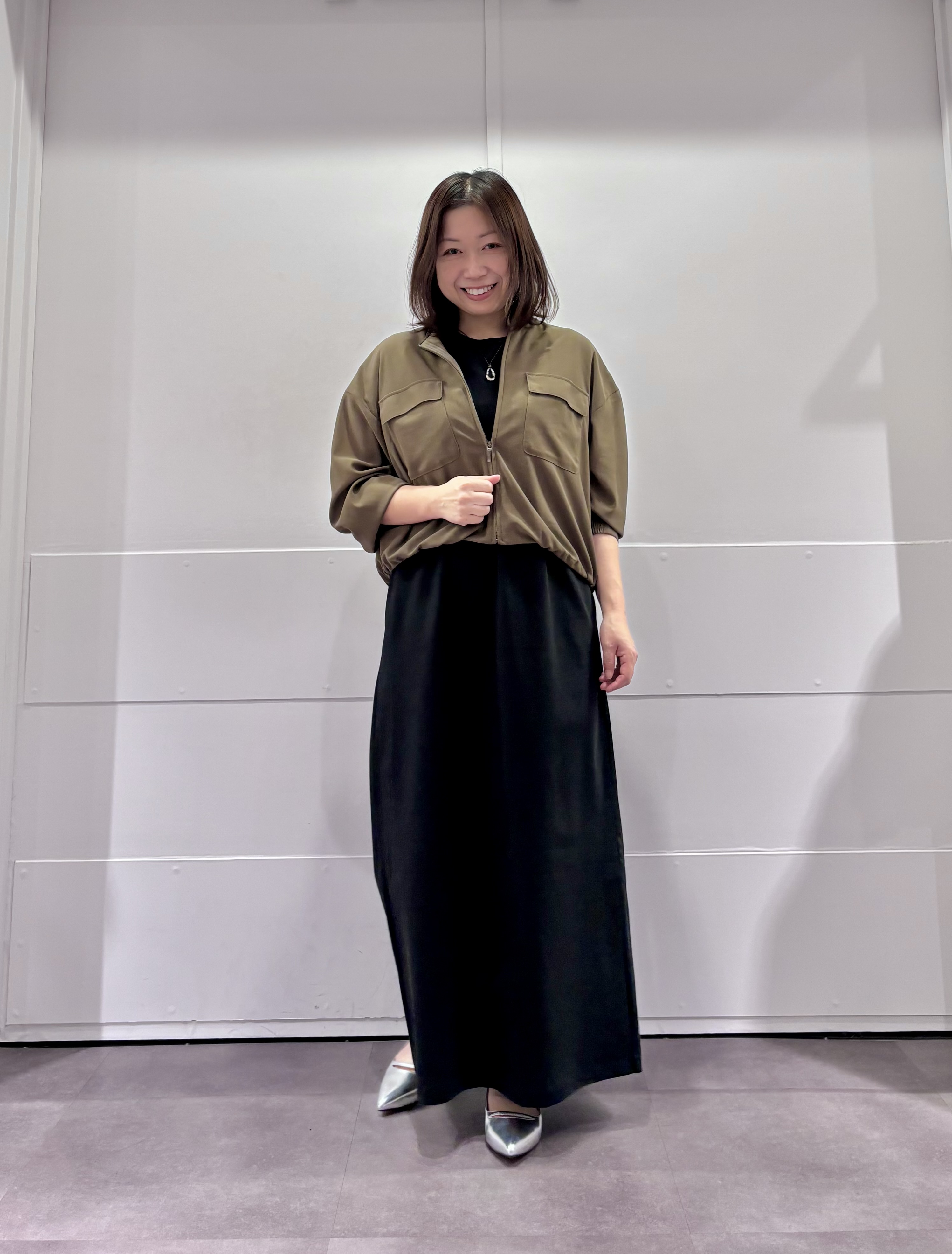 TOKOさんの「UNTITLED｜◆【洗える】シアーブルゾン」を使ったコーディネート