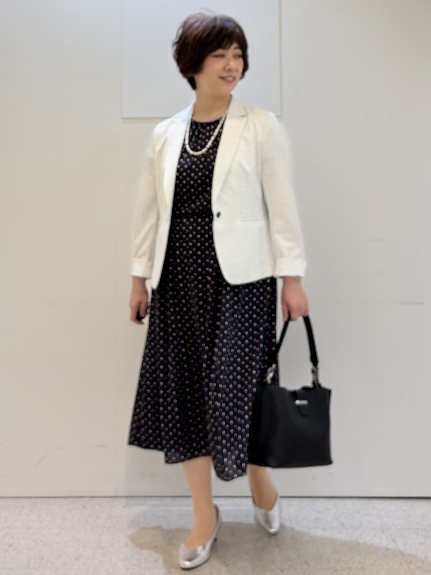 ヤスコさんの「Reflect｜【SS-4Lサイズ／UVカット／接触冷感】匠ジャケット／ベーシックテーラード」を使ったコーディネート