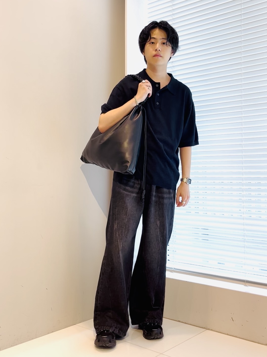 ワッキーさんの「tk.TAKEO KIKUCHI｜【牛革】メッシュウェスタンベルト」を使ったコーディネート
