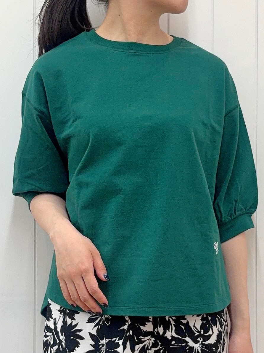 Mayaさんの「Dessin｜【360度可愛い】バックヘンリーカットソー5分袖」を使ったコーディネート