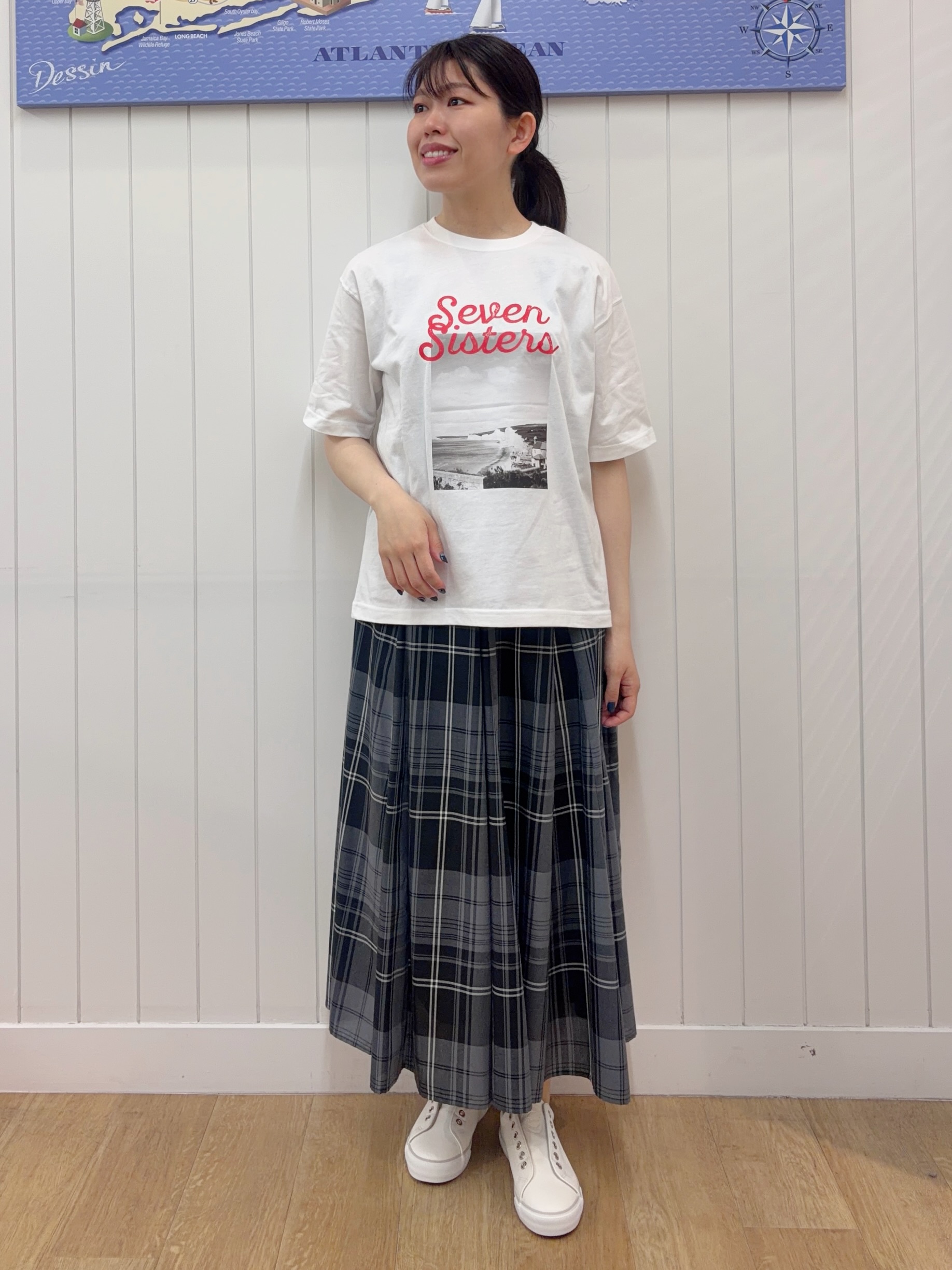 Mayaさんの「Dessin｜【ユニセックス/洗える】オーガニックロゴTシャツ」を使ったコーディネート