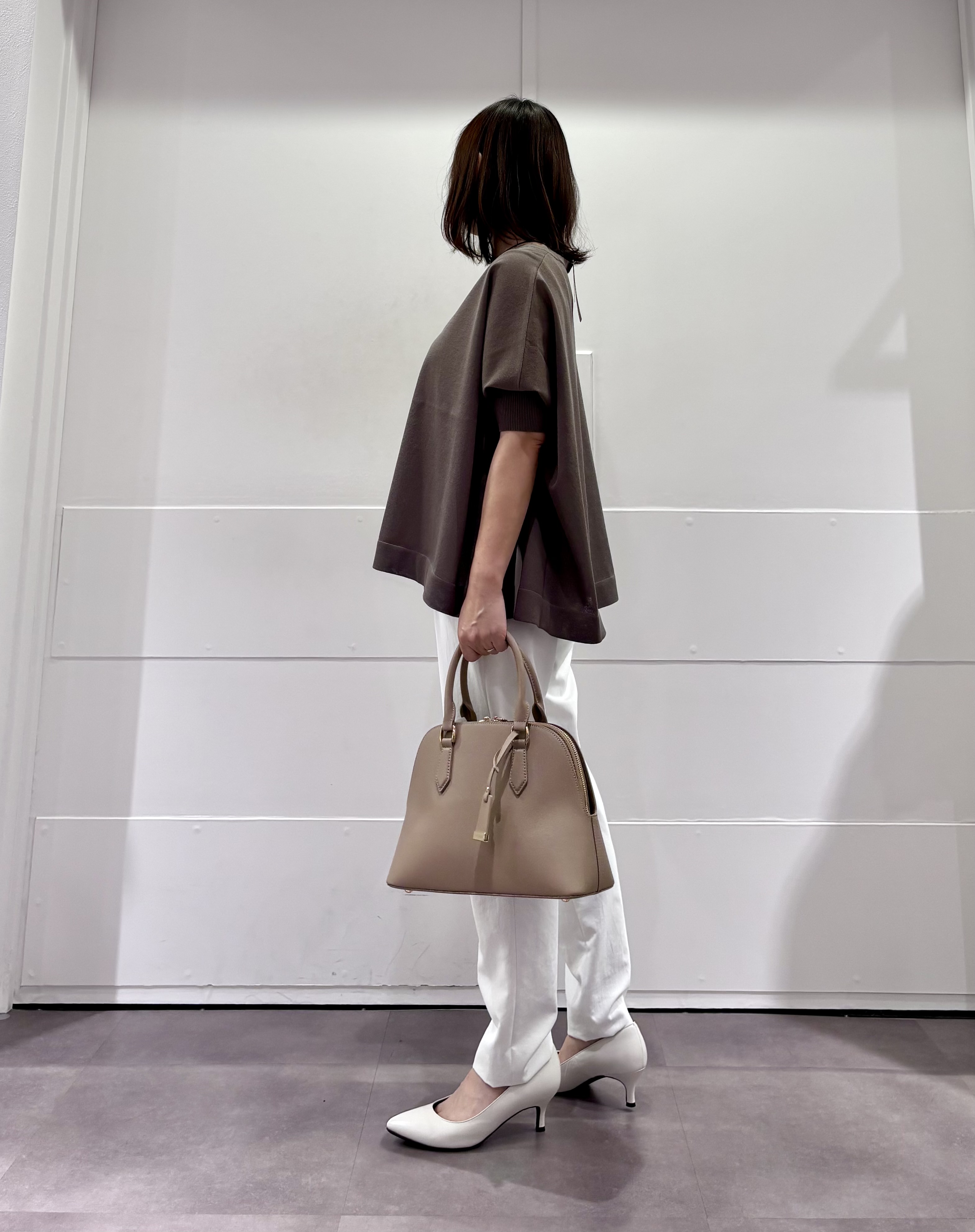 TOKOさんの「UNTITLED｜【アンサンブル可/洗える】シアーレーヨンニット」を使ったコーディネート