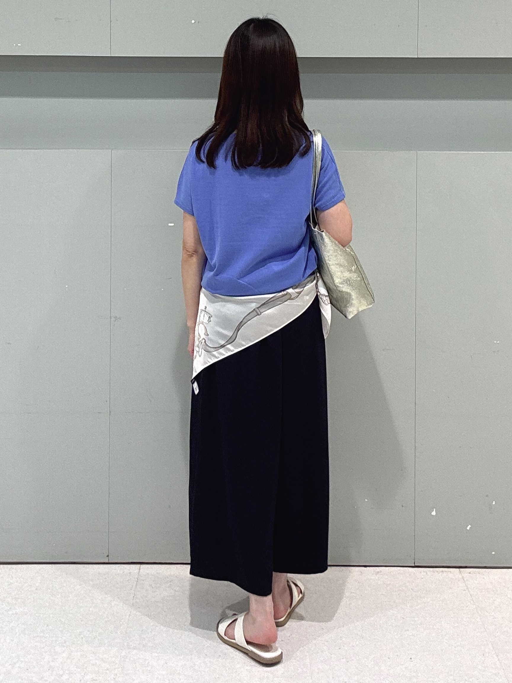 makiさんの「UNTITLED｜◆【9色展開/アンサンブル可】コットンクルーネックカーディガン」を使ったコーディネート