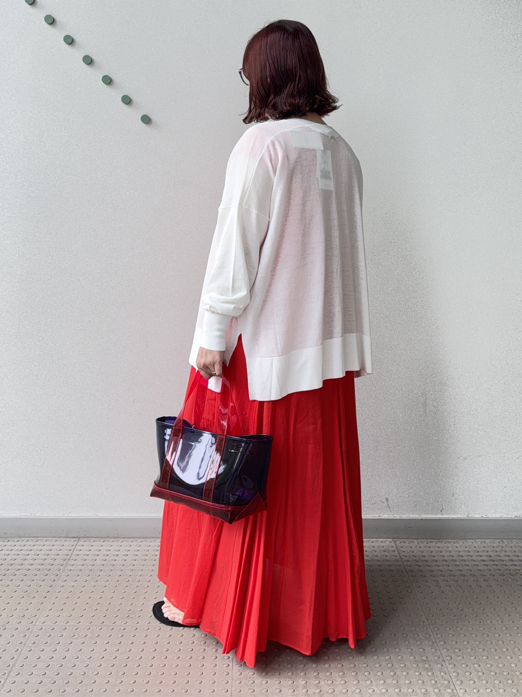 Asamiさんの「DRESSTERIOR｜【きれいめ/ウォッシャブル】コットンローンフレンチスリーブワンピ」を使ったコーディネート