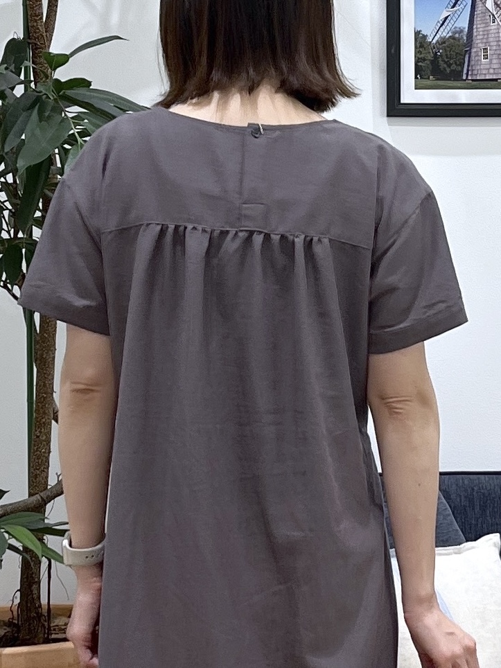 canaさんの「Dessin｜【洗える】ウエストギャザーリネン混ワンピース」を使ったコーディネート